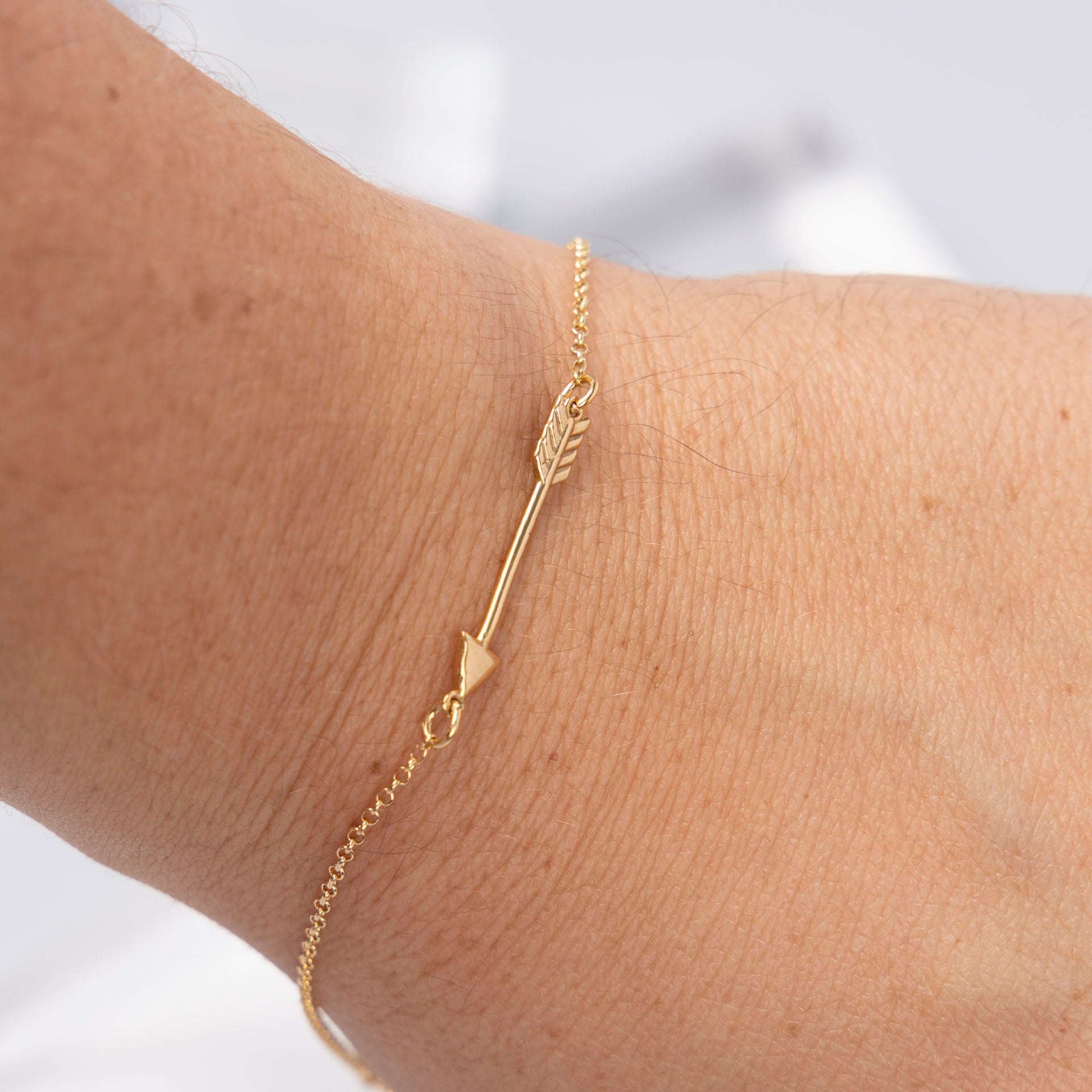 "Follow Your Arrow" Bracelet (sterling silver or gold-plated)