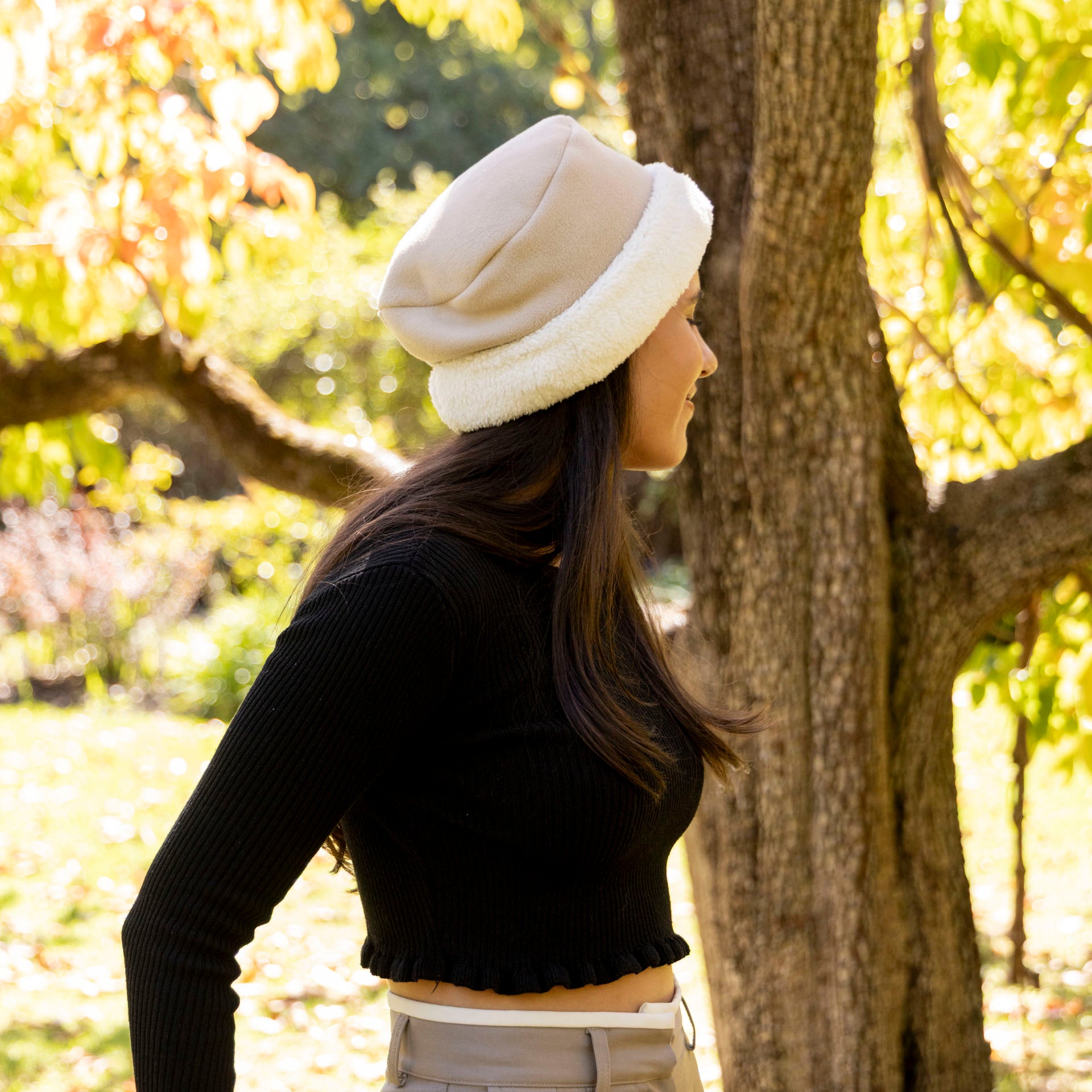 Fleece-Lined Cuffed Beanies (assorted colours)