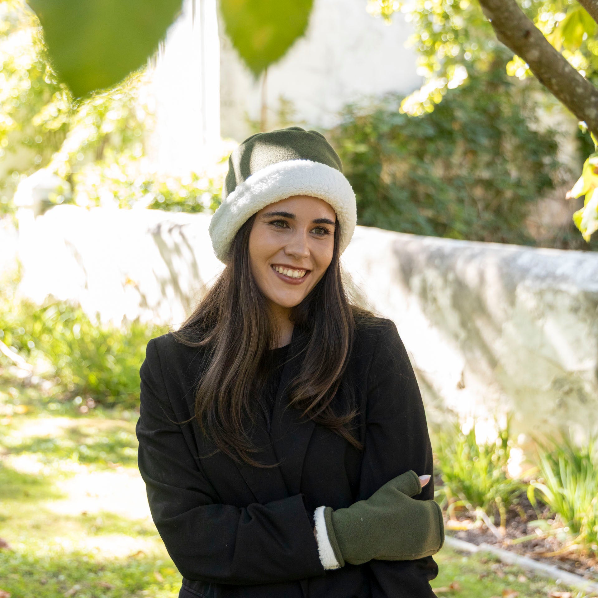 Fleece-Lined Cuffed Beanies (assorted colours)
