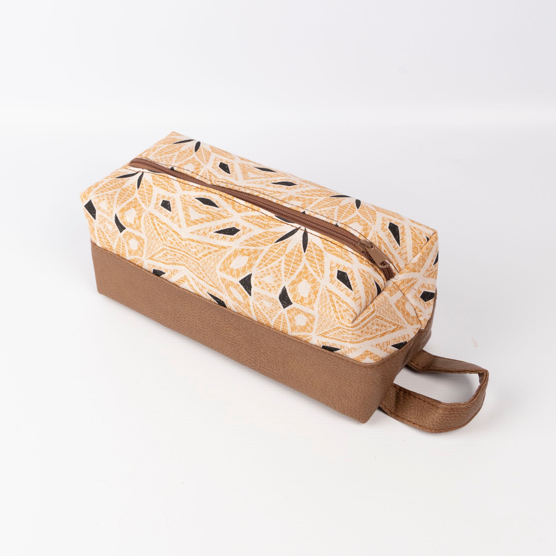Shwe Leather-Look Toiletry Bag