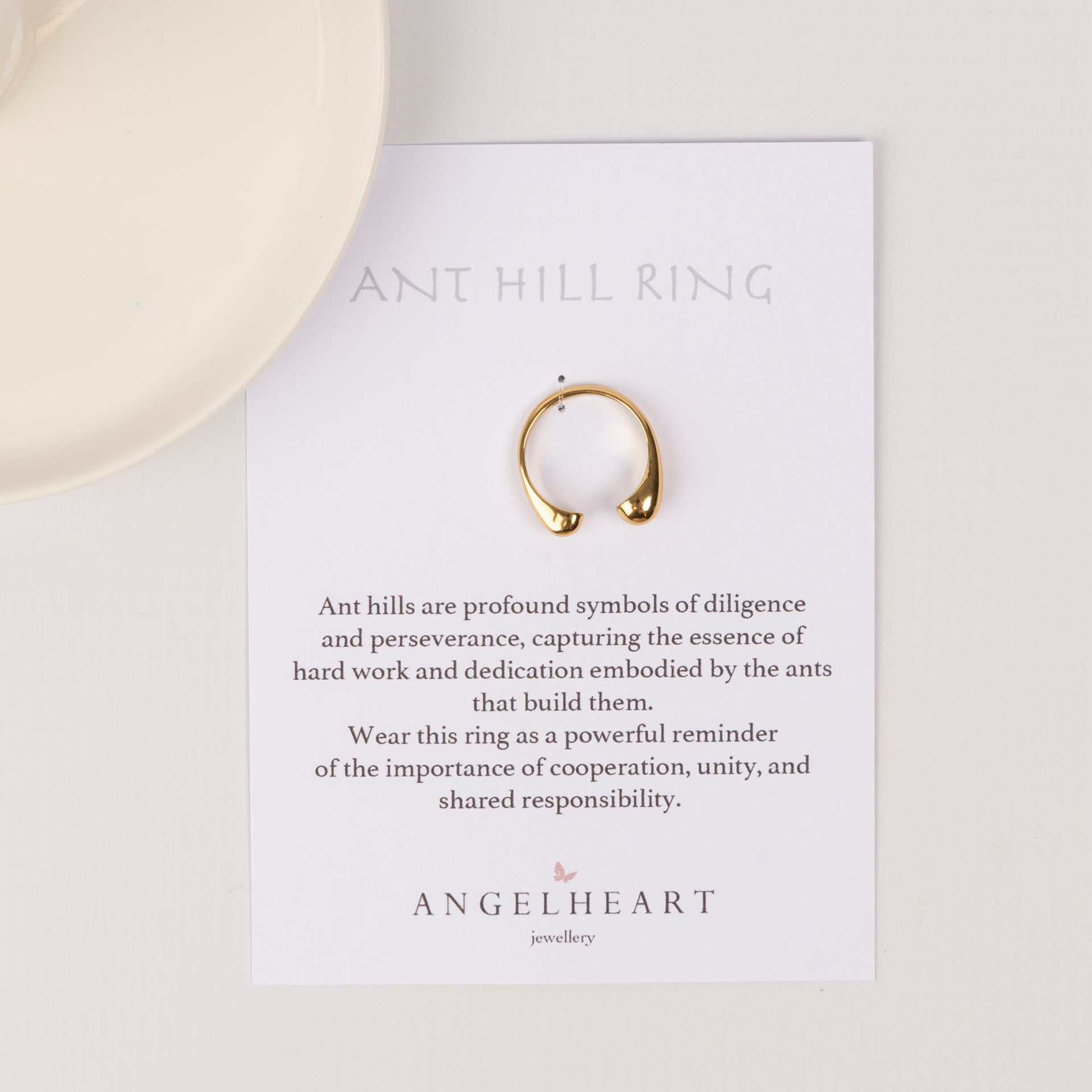 Anthill Ring (gold-dipped)
