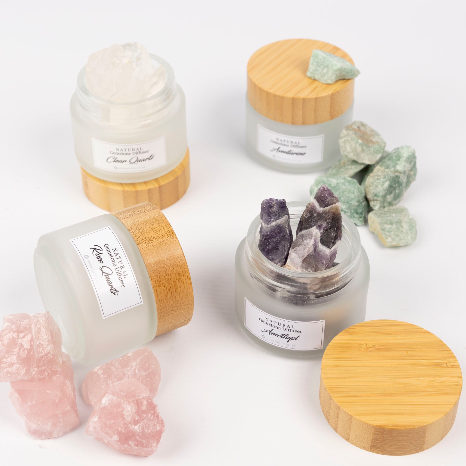 Aromatherapy Natural Gemstone Diffusers (assorted)