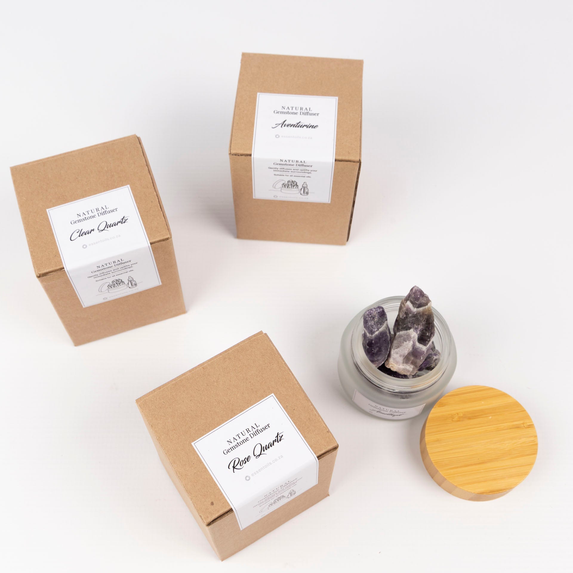 Aromatherapy Natural Gemstone Diffusers (assorted)