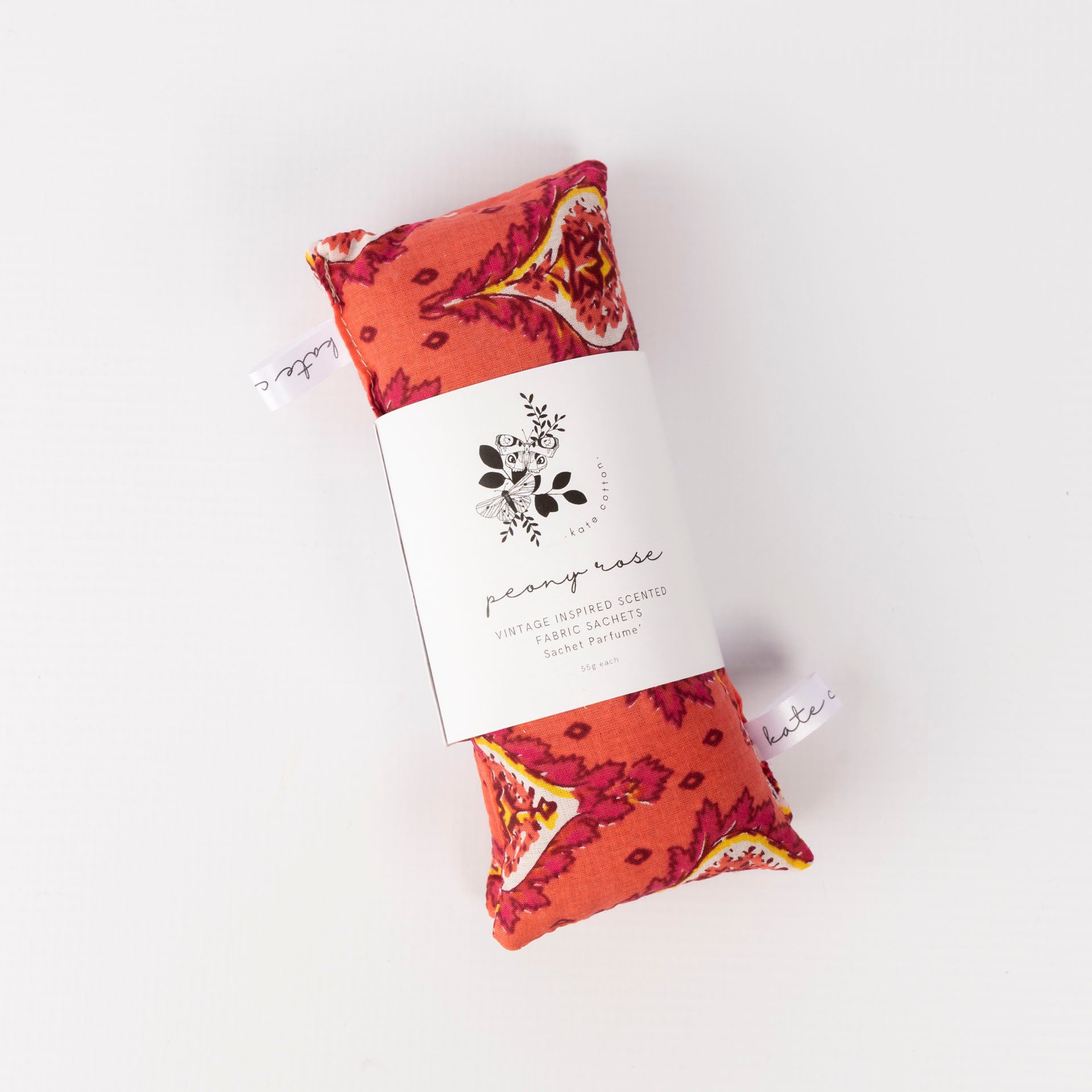 Vintage Inspired Scented Fabric Sachets (2 pack β assorted fragrances)