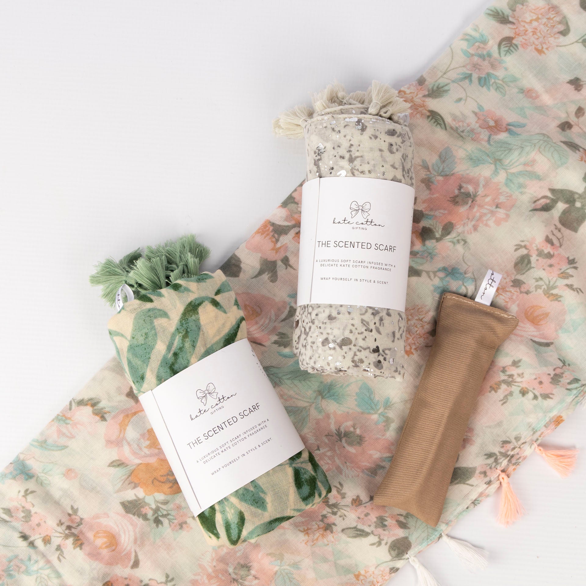 Scented Scarf & Sachet Gift Set (assorted styles)
