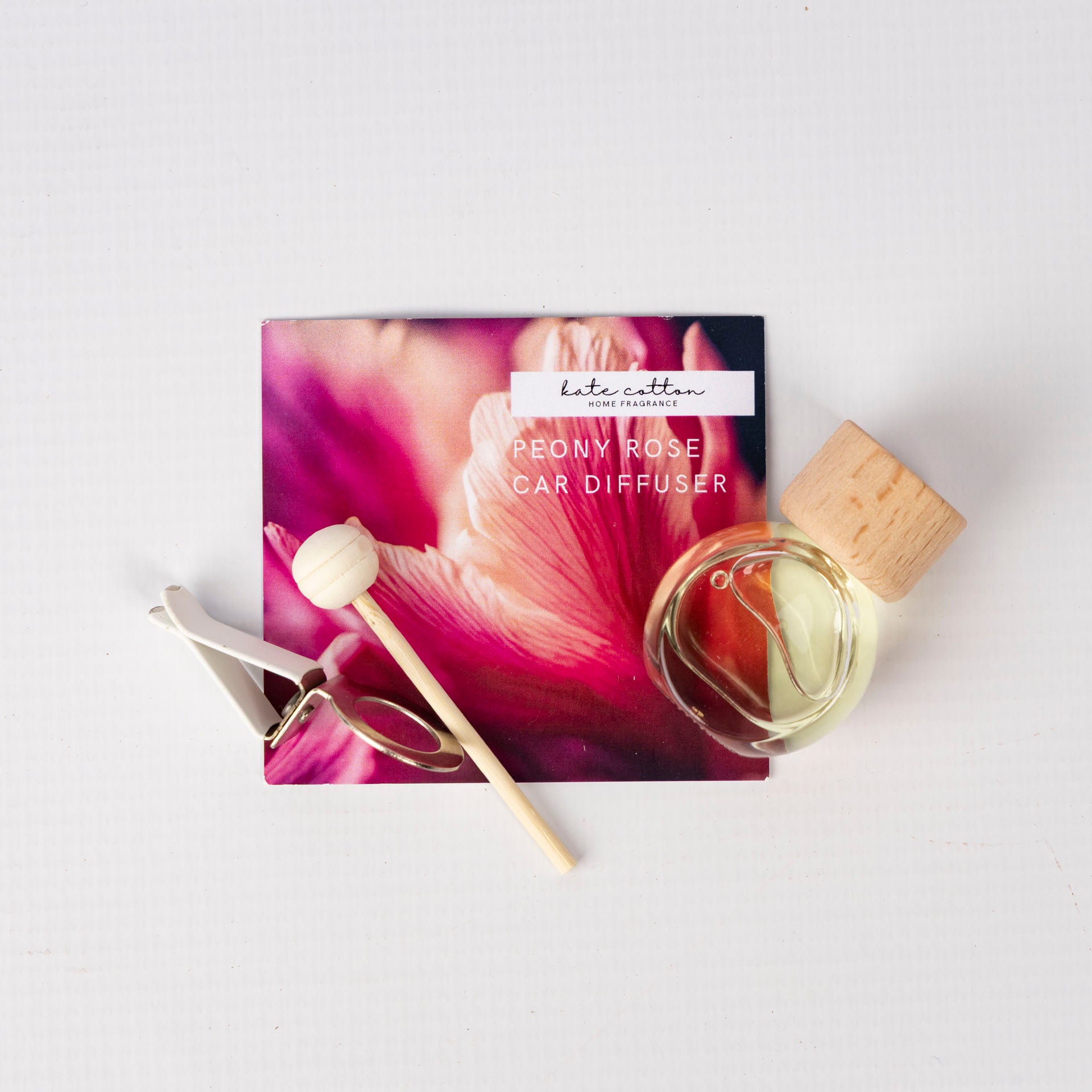 Wooden Car Fragrance Diffuser (assorted fragrances)