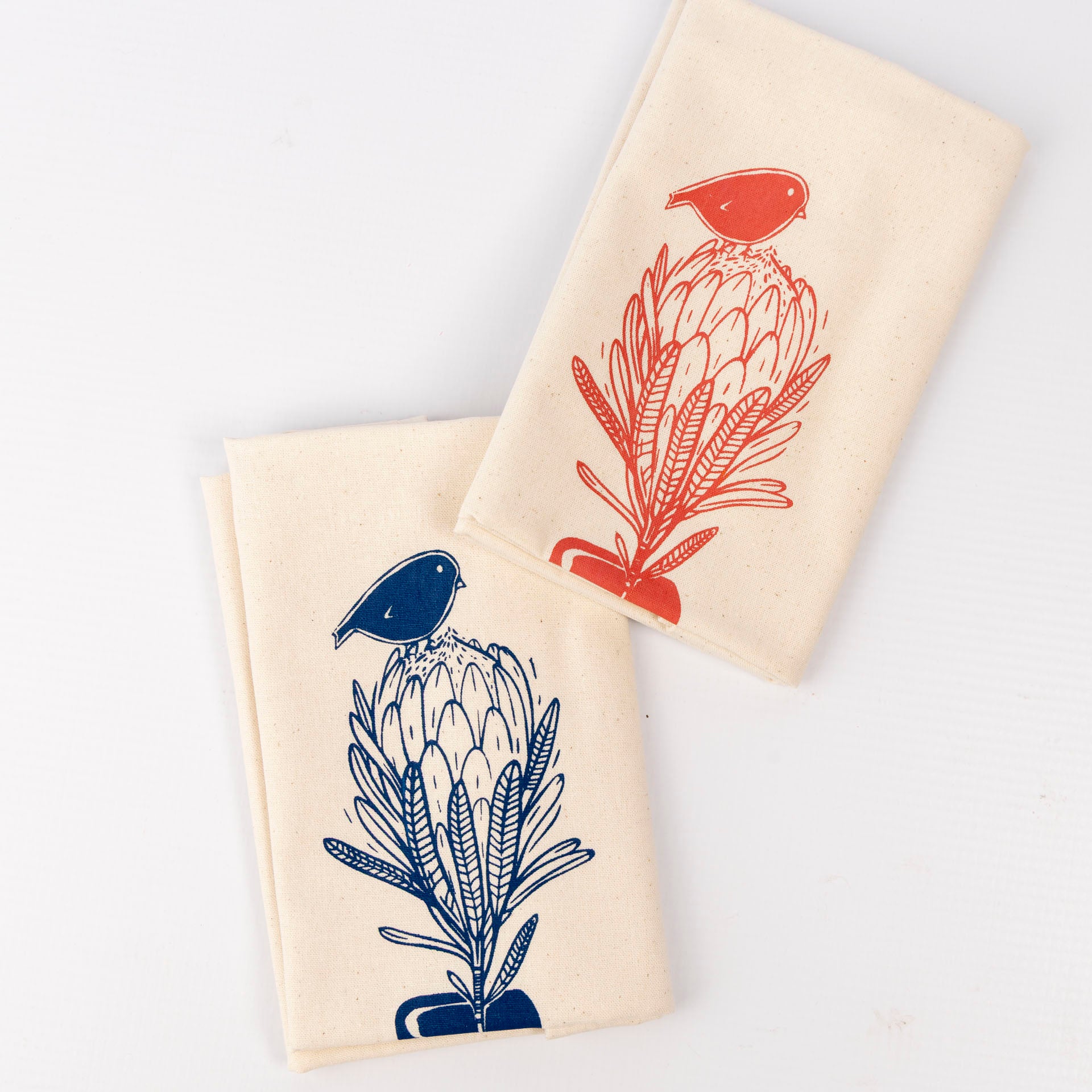 Protea Vase Printed Cotton Tea Towel (assorted)