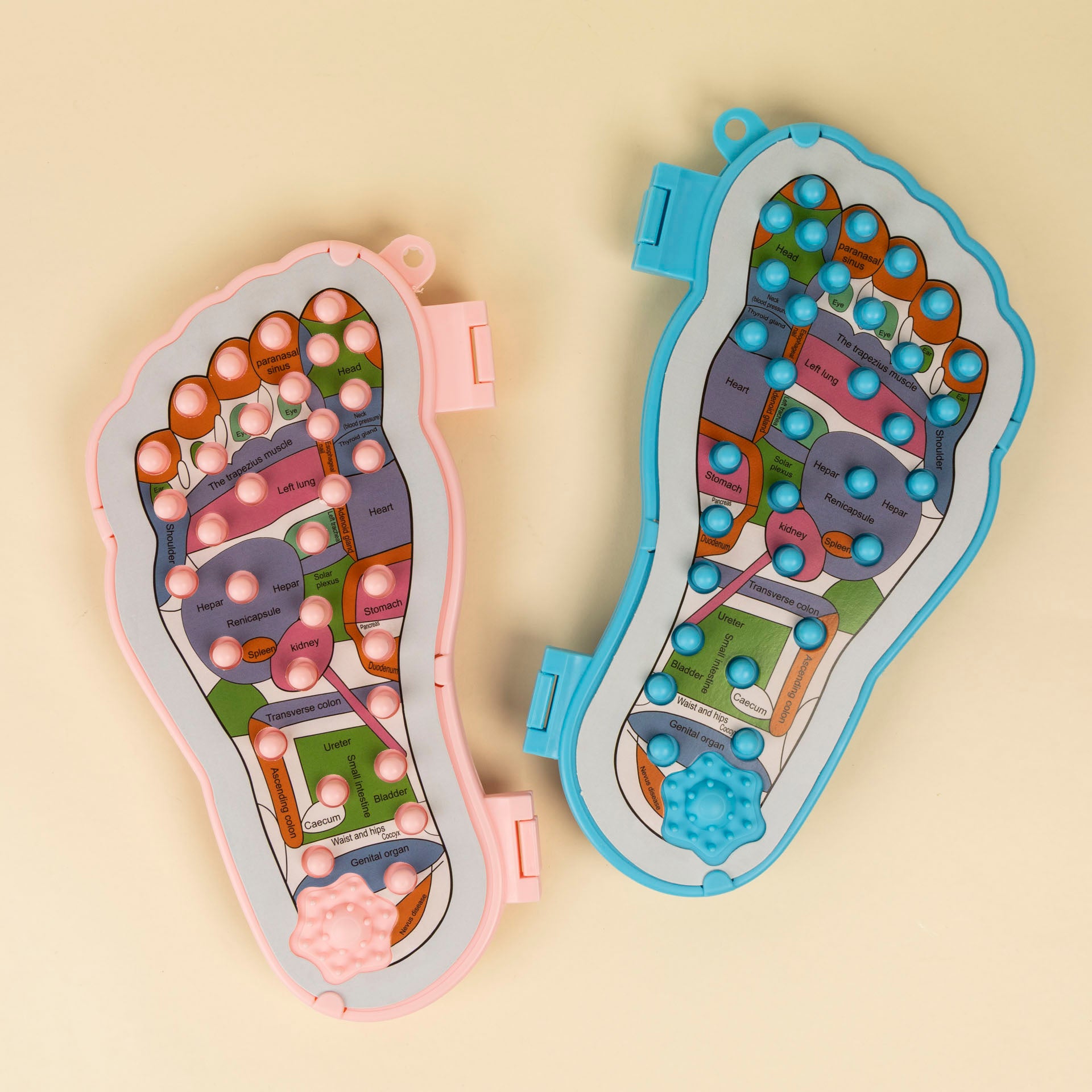 Reflexology Foot Massager Mat (pink or blue)