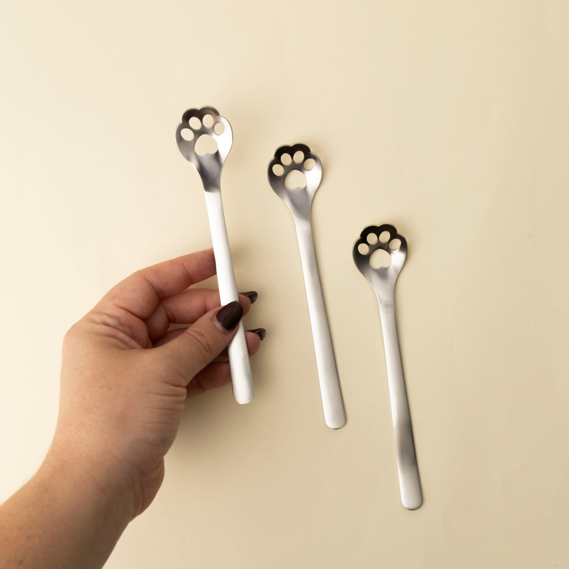 Cat Paw Teaspoons (set of 3)