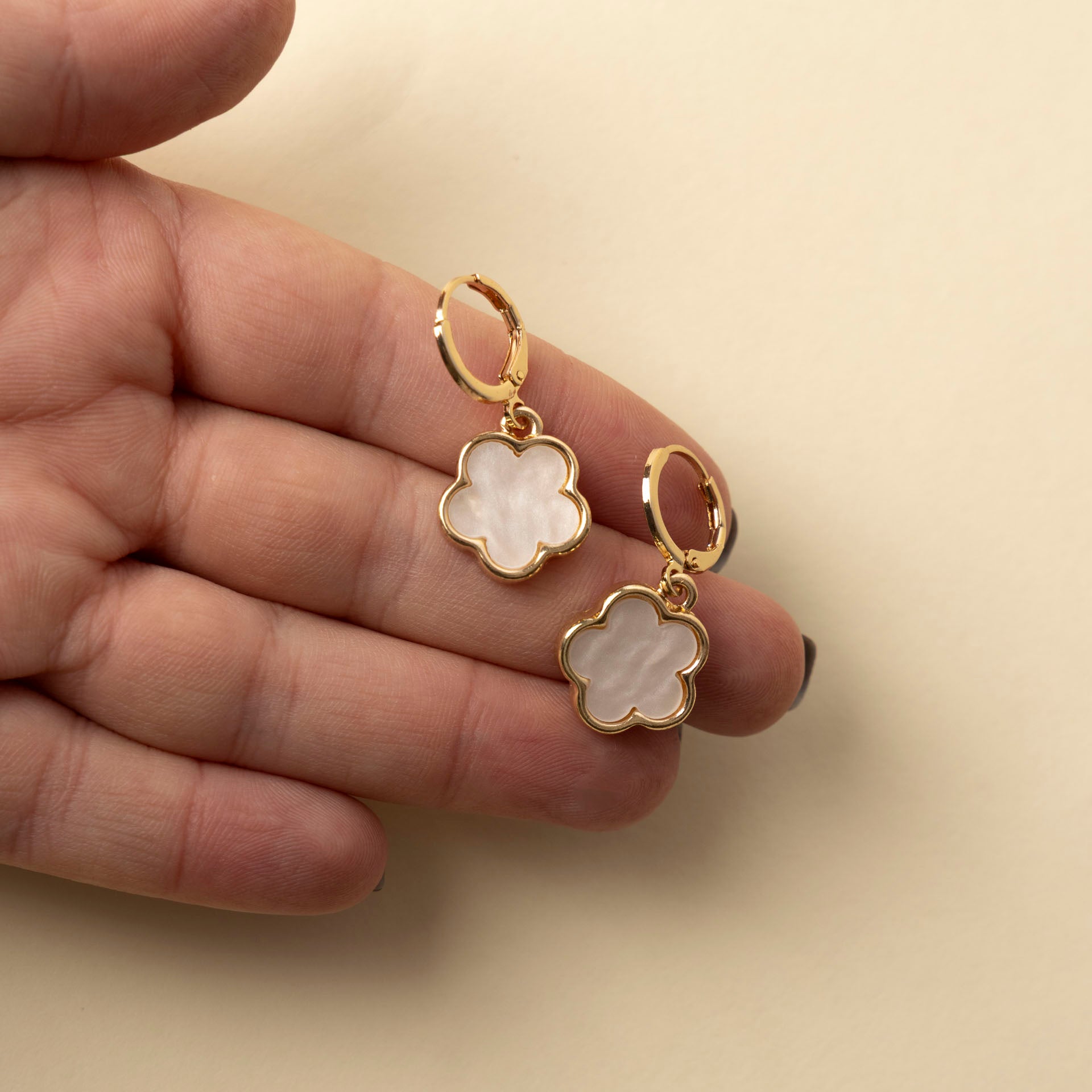 Stainless Steel Clover Earrings