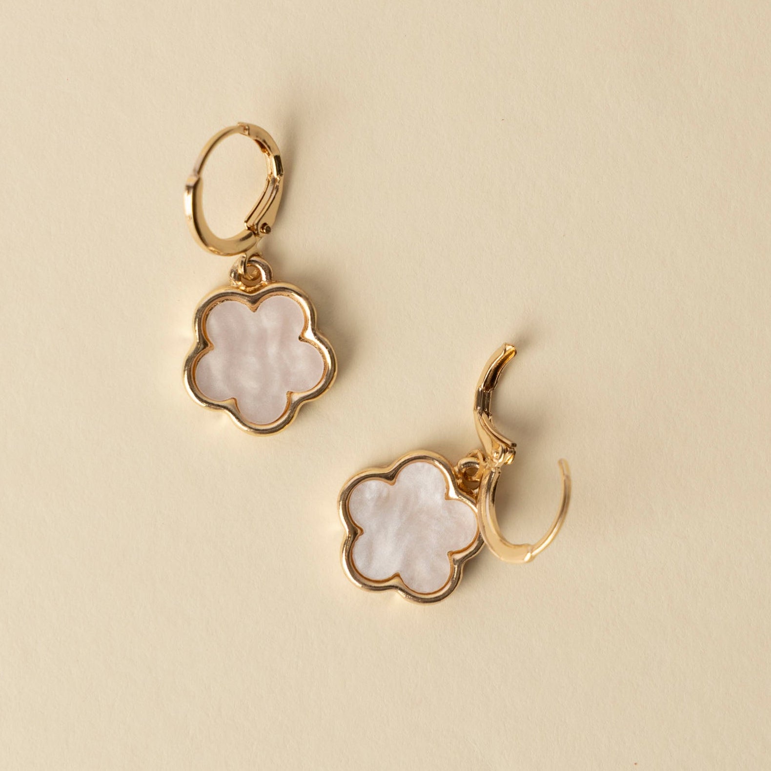 Stainless Steel Clover Earrings