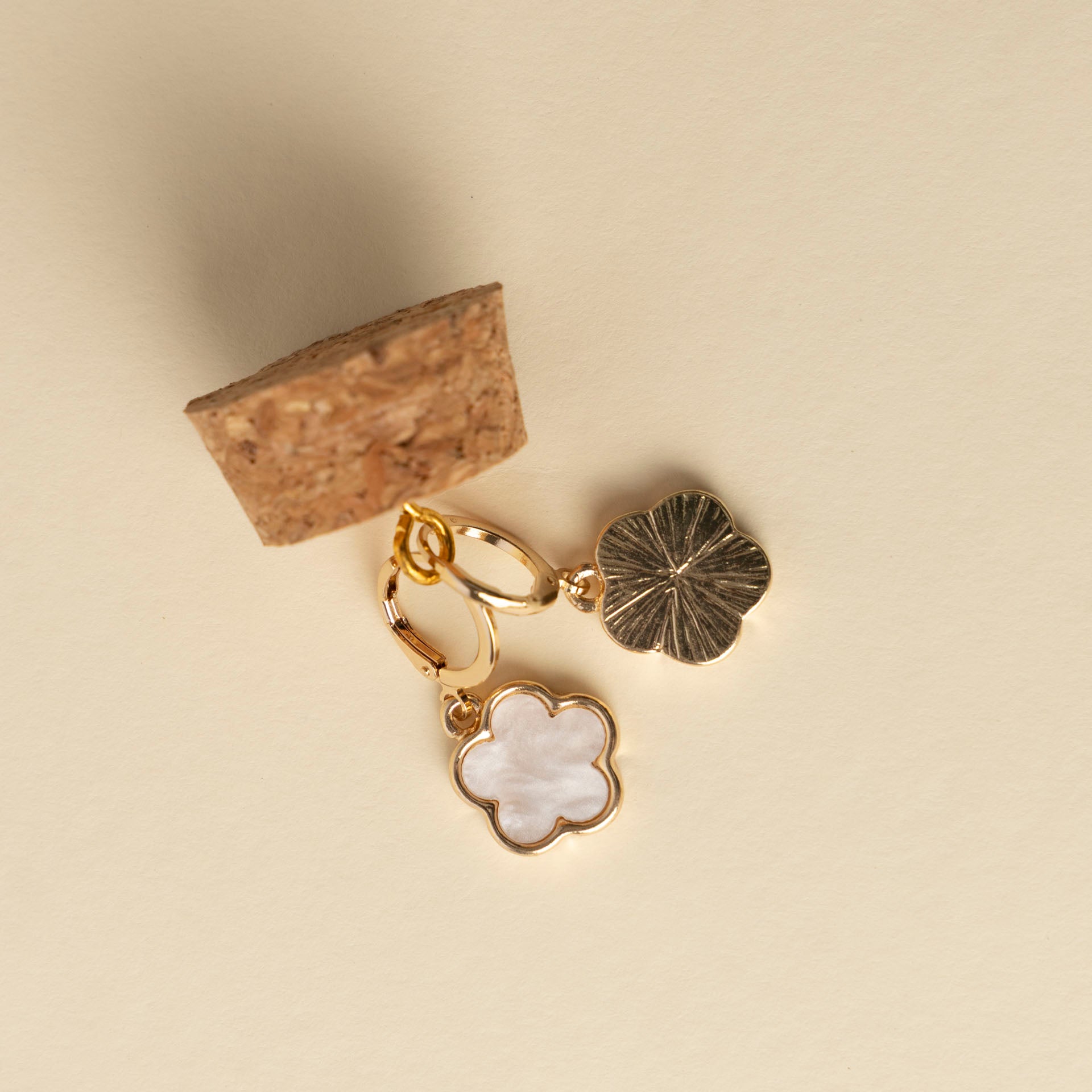 Stainless Steel Clover Earrings