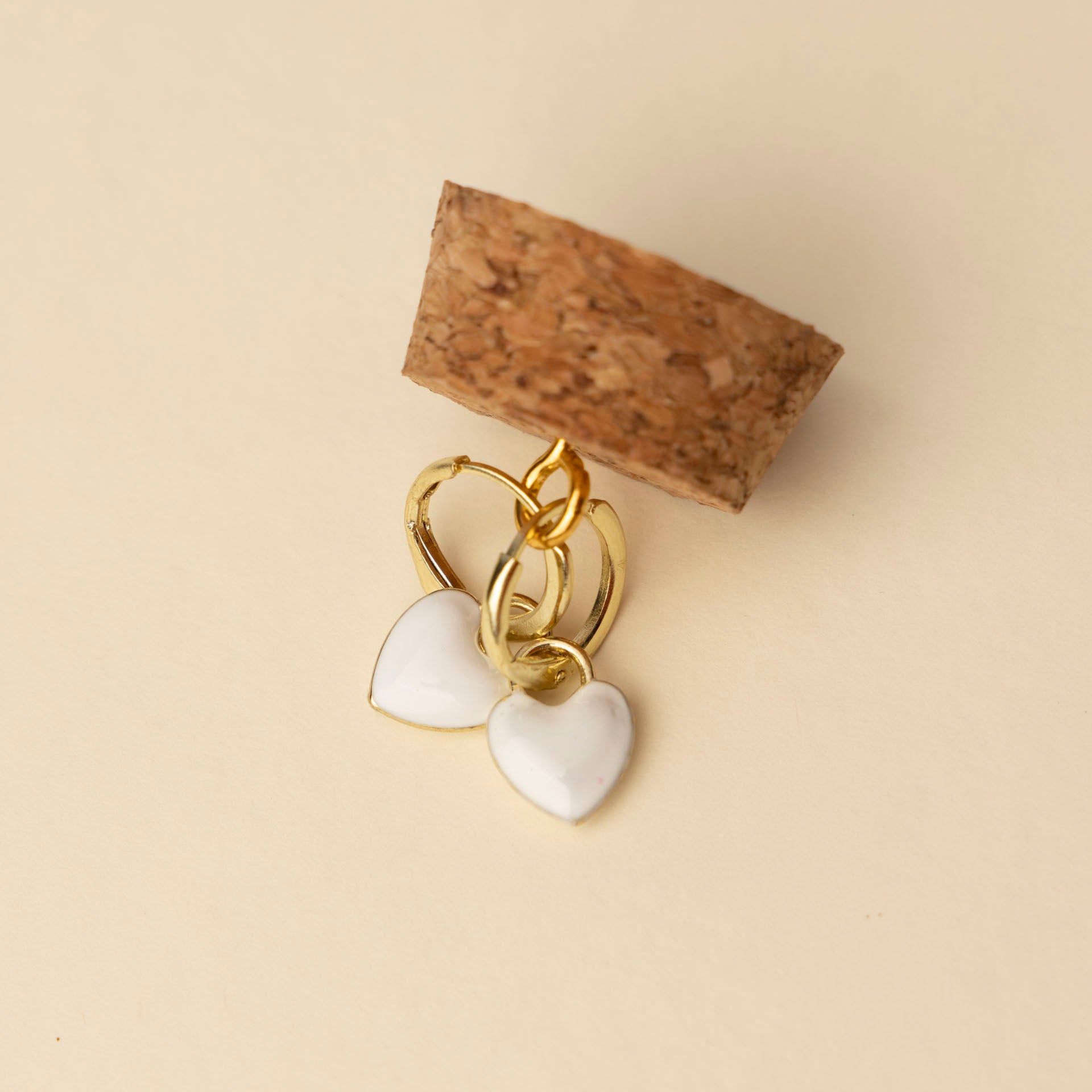 Stainless Steel Dainty Heart Earrings