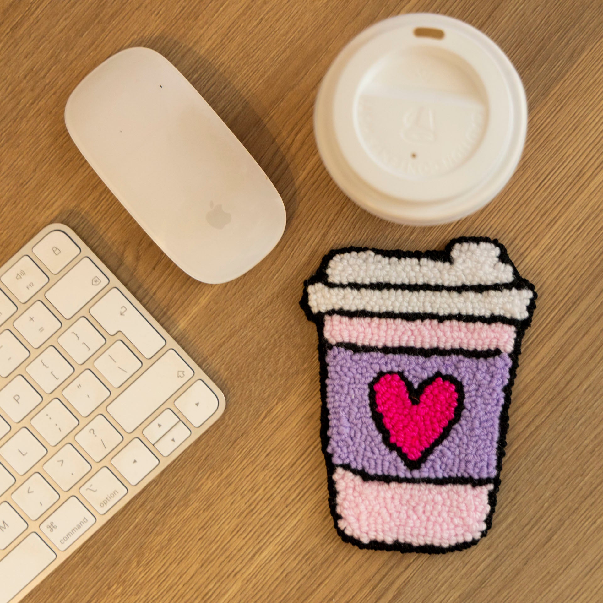 Fave Beverage-to-Go Mug Rugs (Boba, Iced Matcha and Coffee Designs)