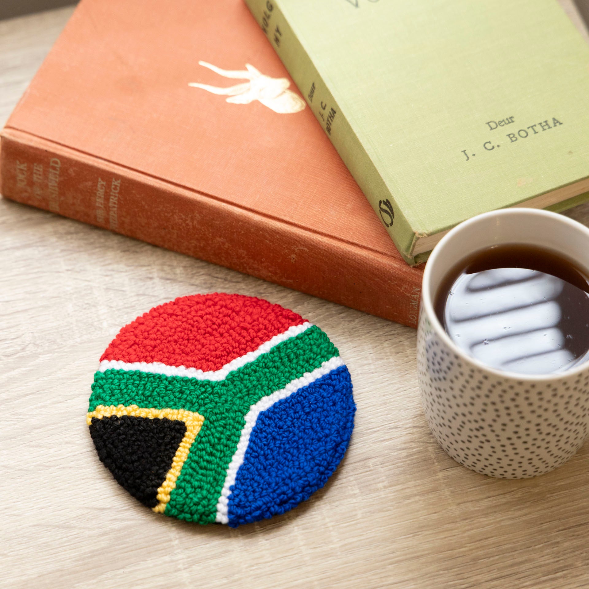 South African Flag Mug Rug