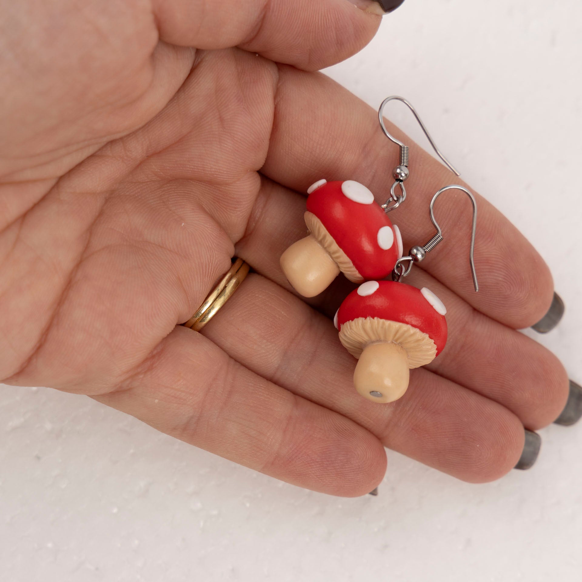 Mushroom Dangle Earrings
