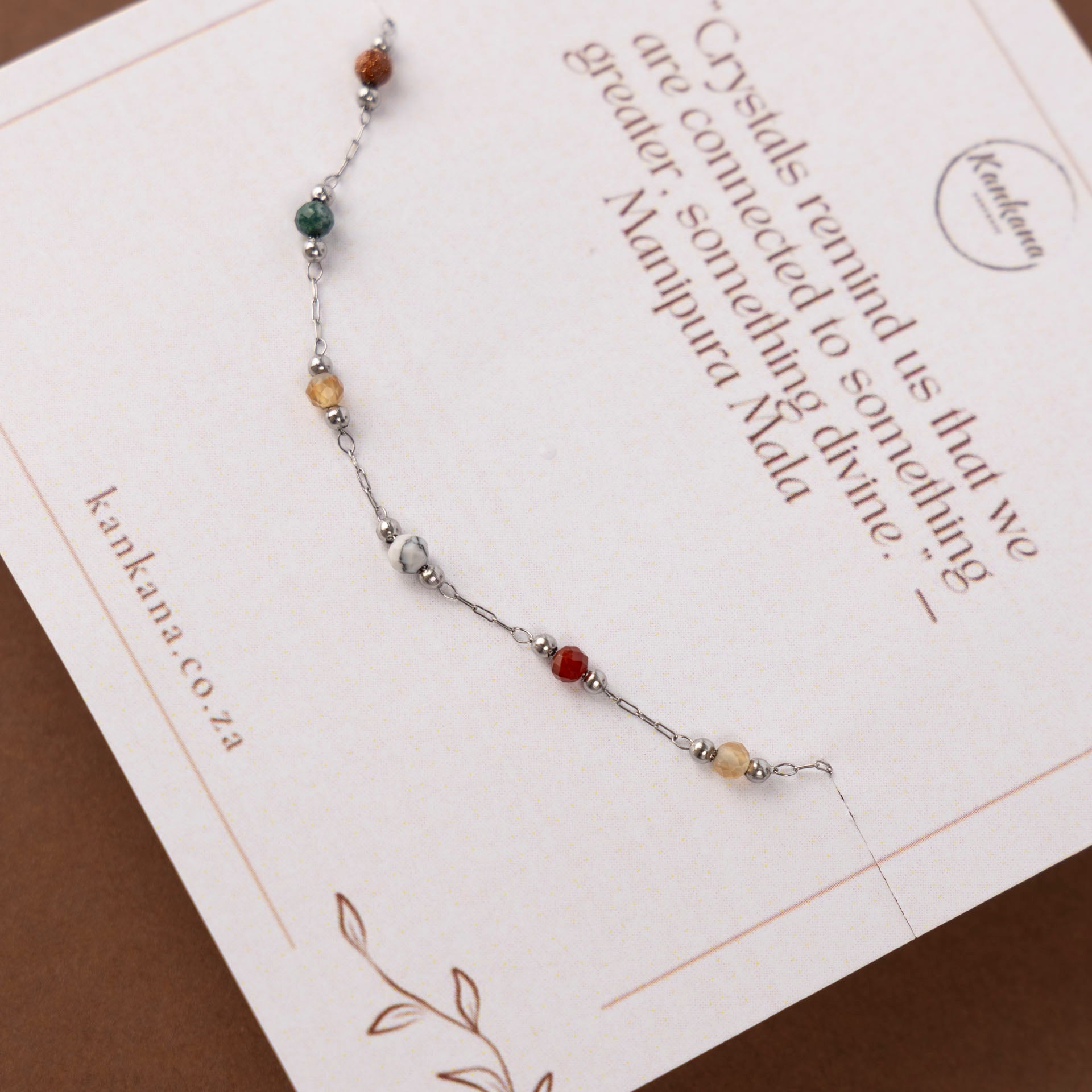 Dainty Crystal and Gemstone Bracelet