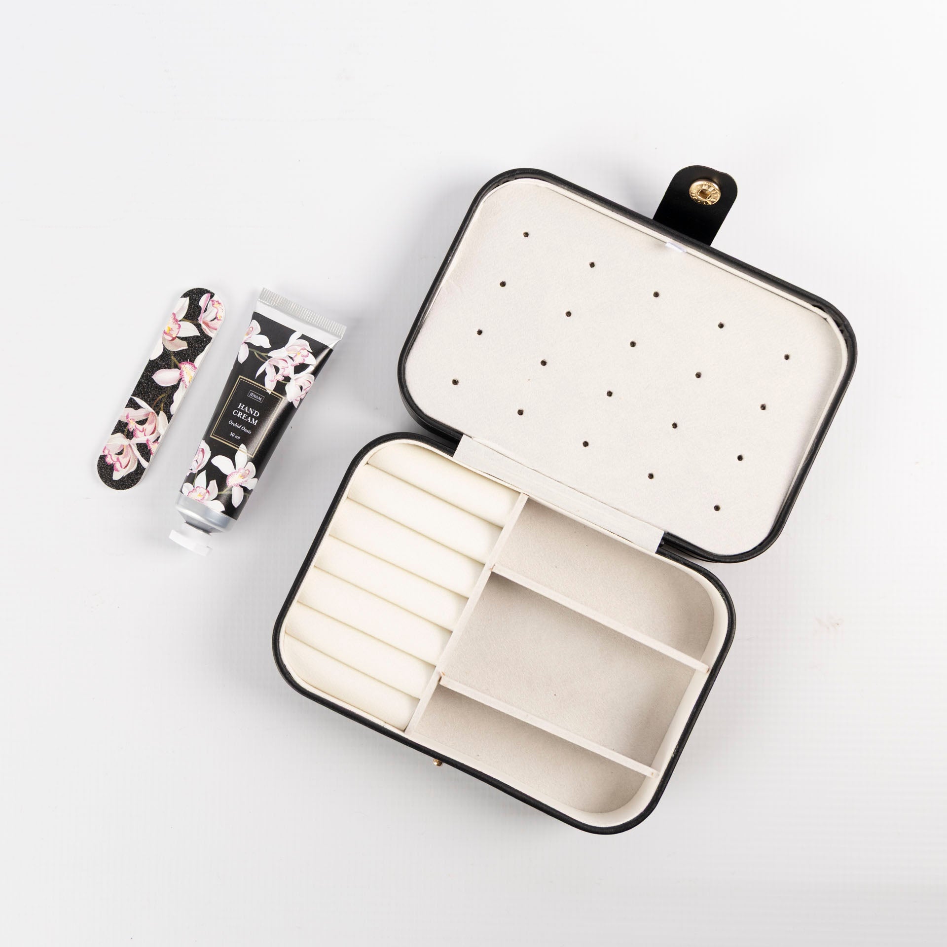 Orchid Oasis Jewellery Travel Case Gift Set