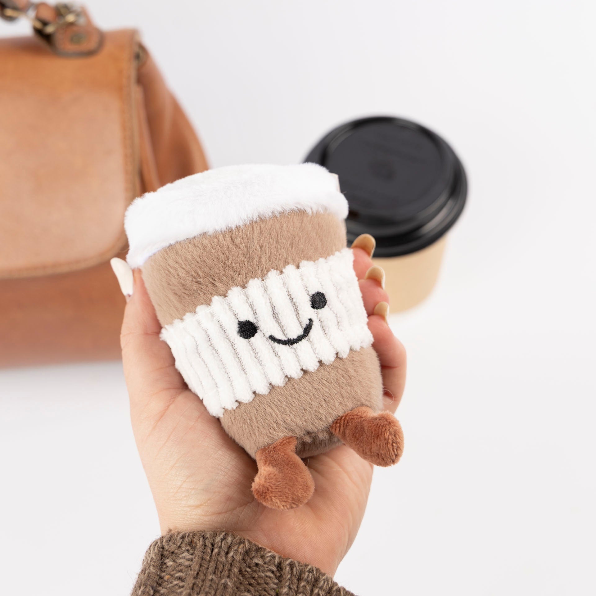 Coffee-to-Go Plush Bag Charm