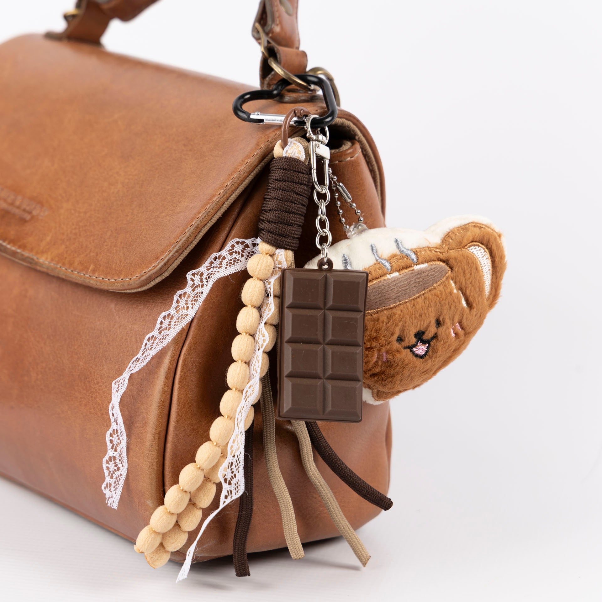 Coffee Mug & Chocolate Plush Bag Charm
