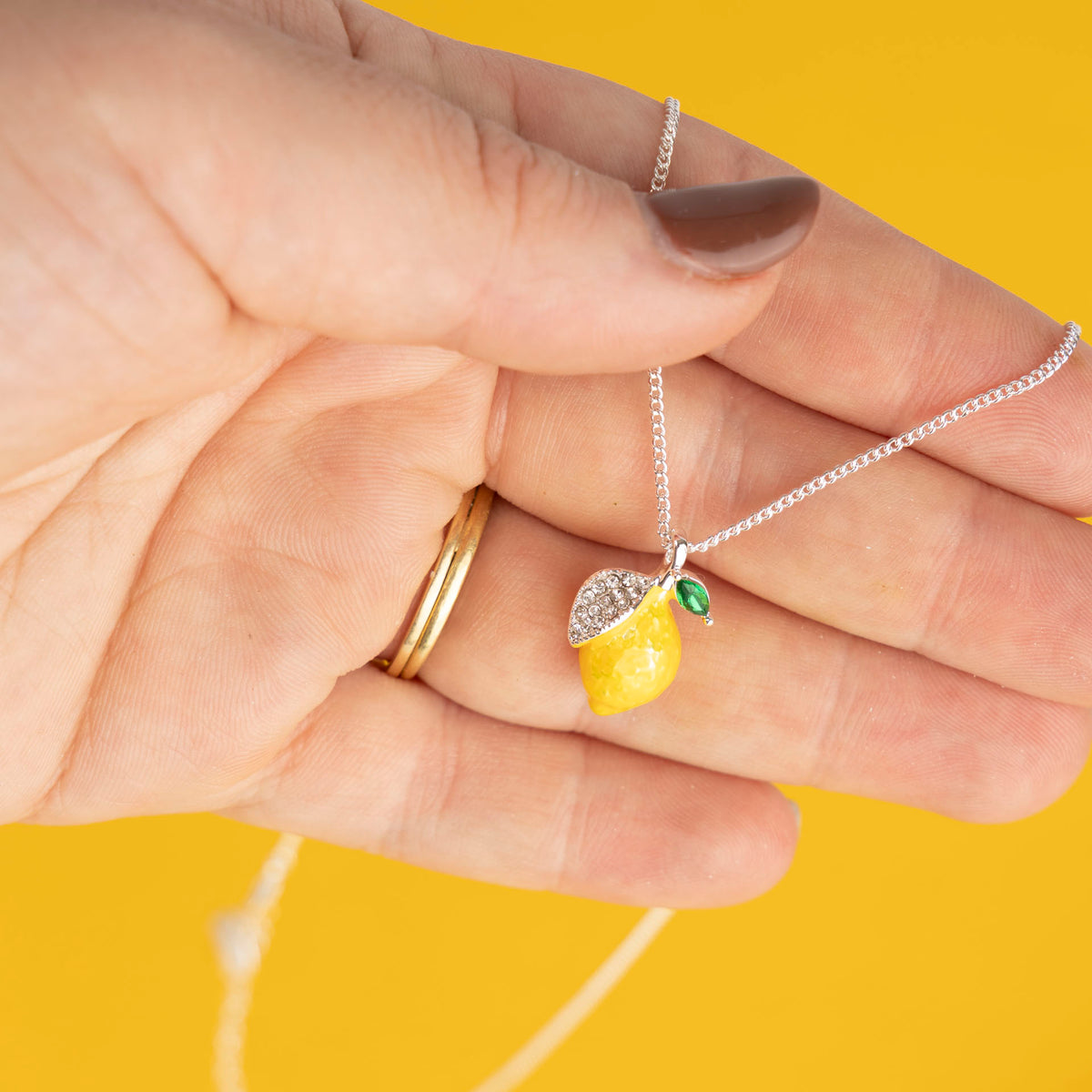 Juicy Gems Lemon Sparkle Necklace