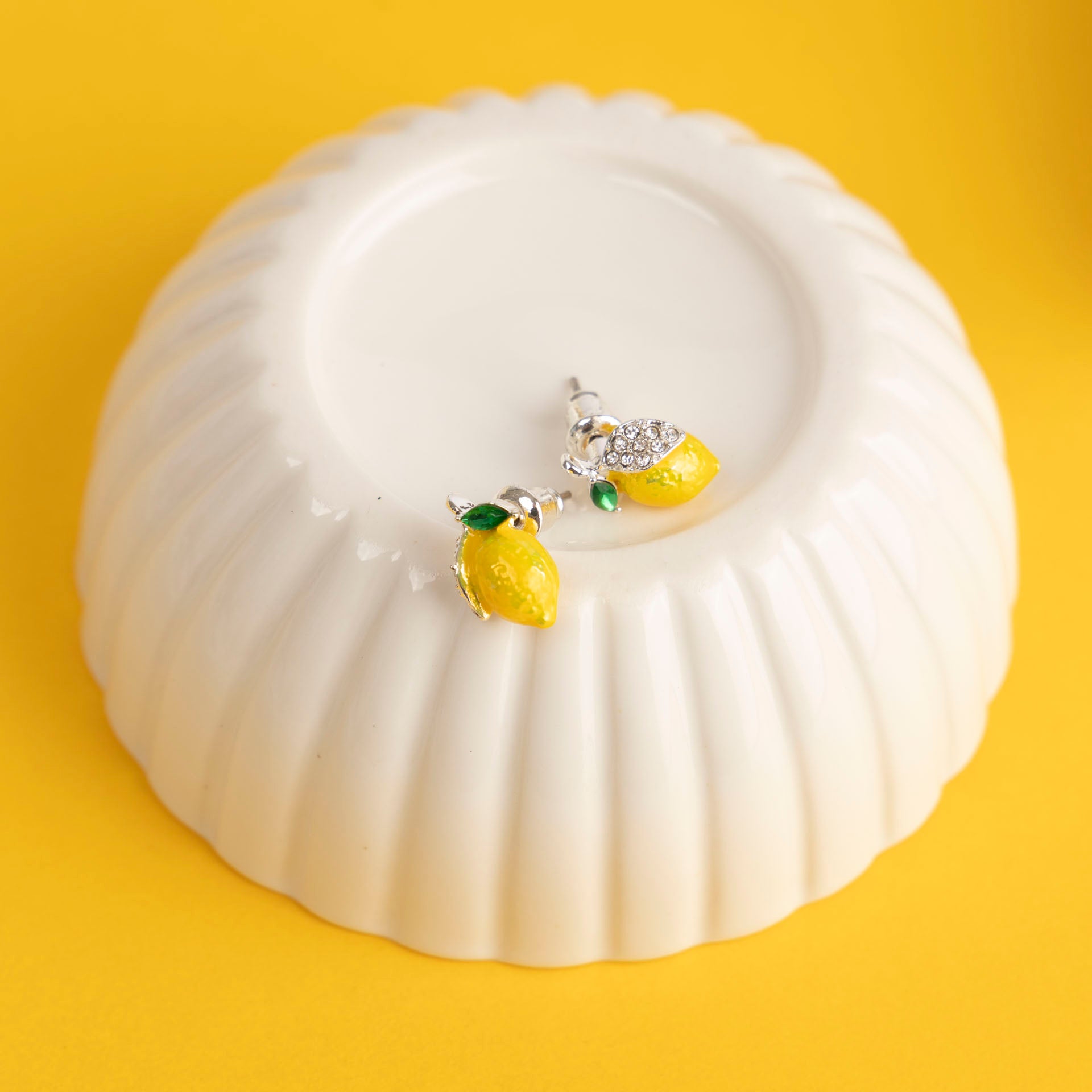 Juicy Gems Lemon Sparkle Earrings