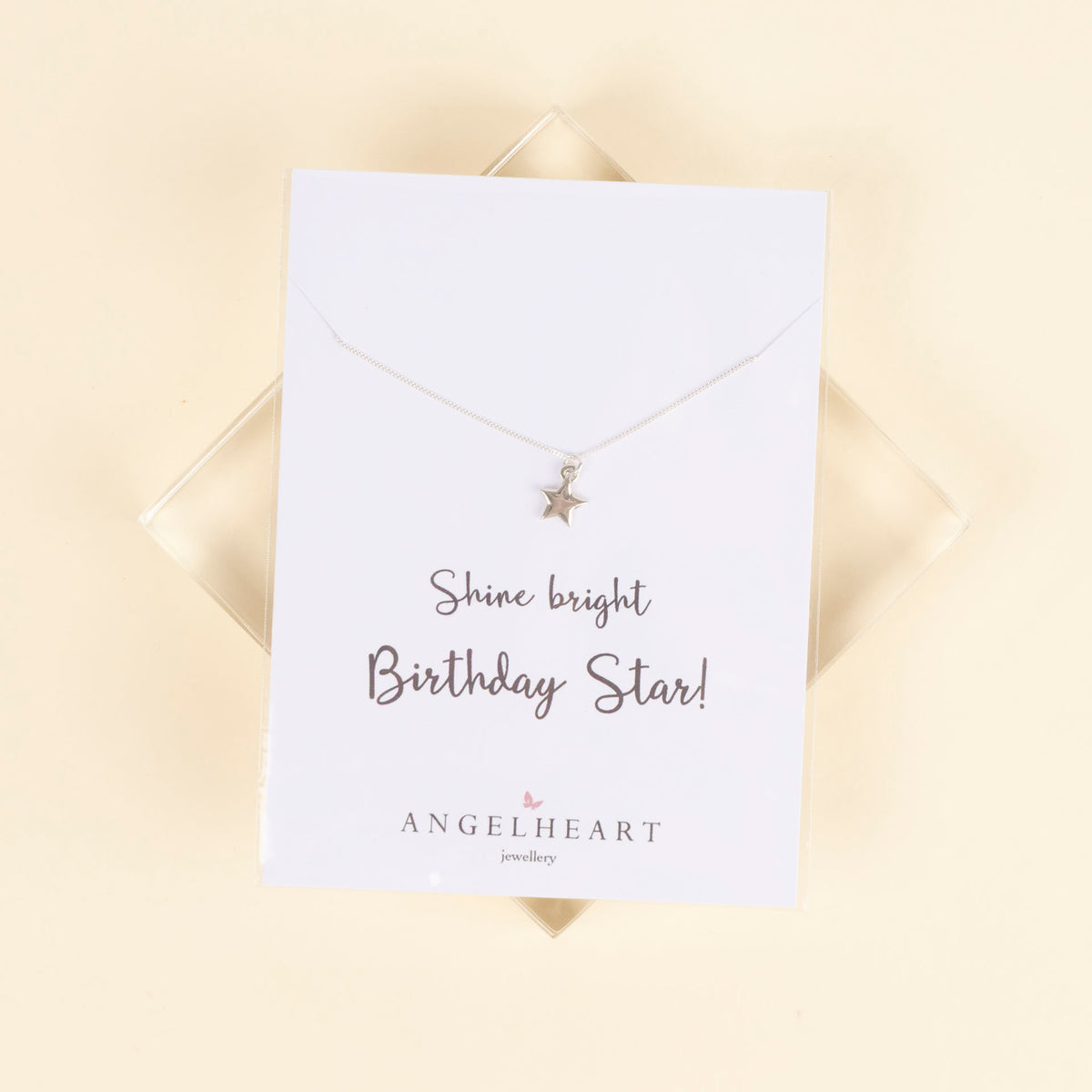 "Birthday Star" Sterling Silver Necklace