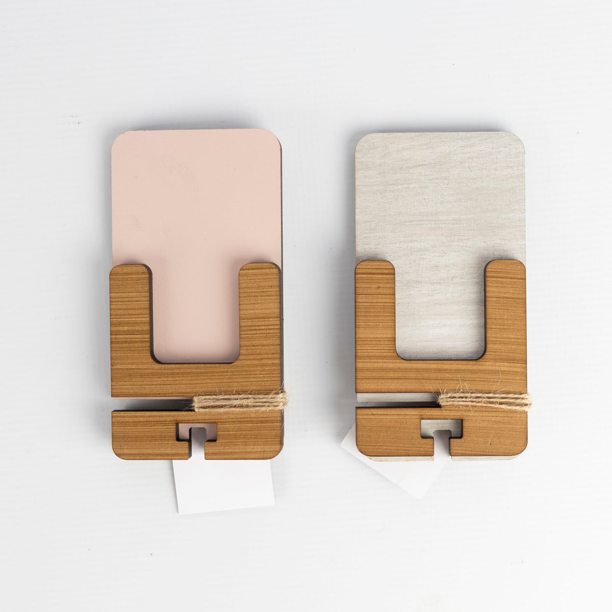 Wooden Protea Phone Stand (Dusty Pink or Grey Wash Finish)