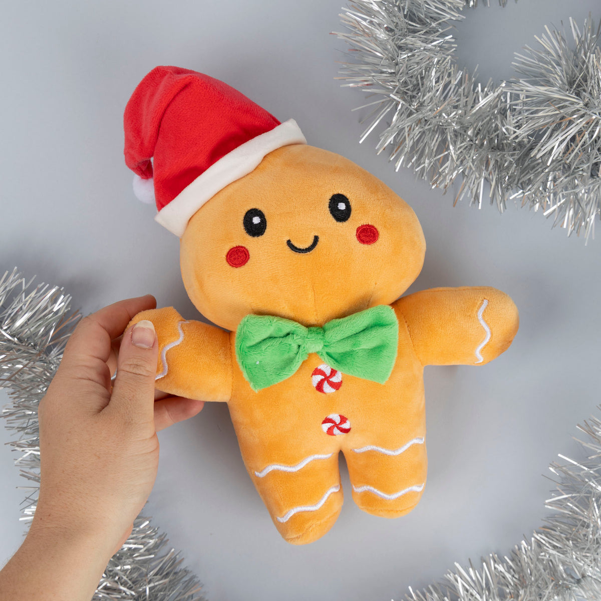 Festive Gingerbread Man Plush Toy