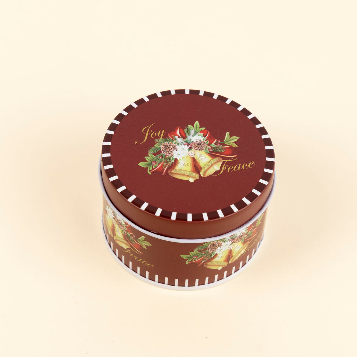 Mini Round Christmas Storage Tins (assorted styles)