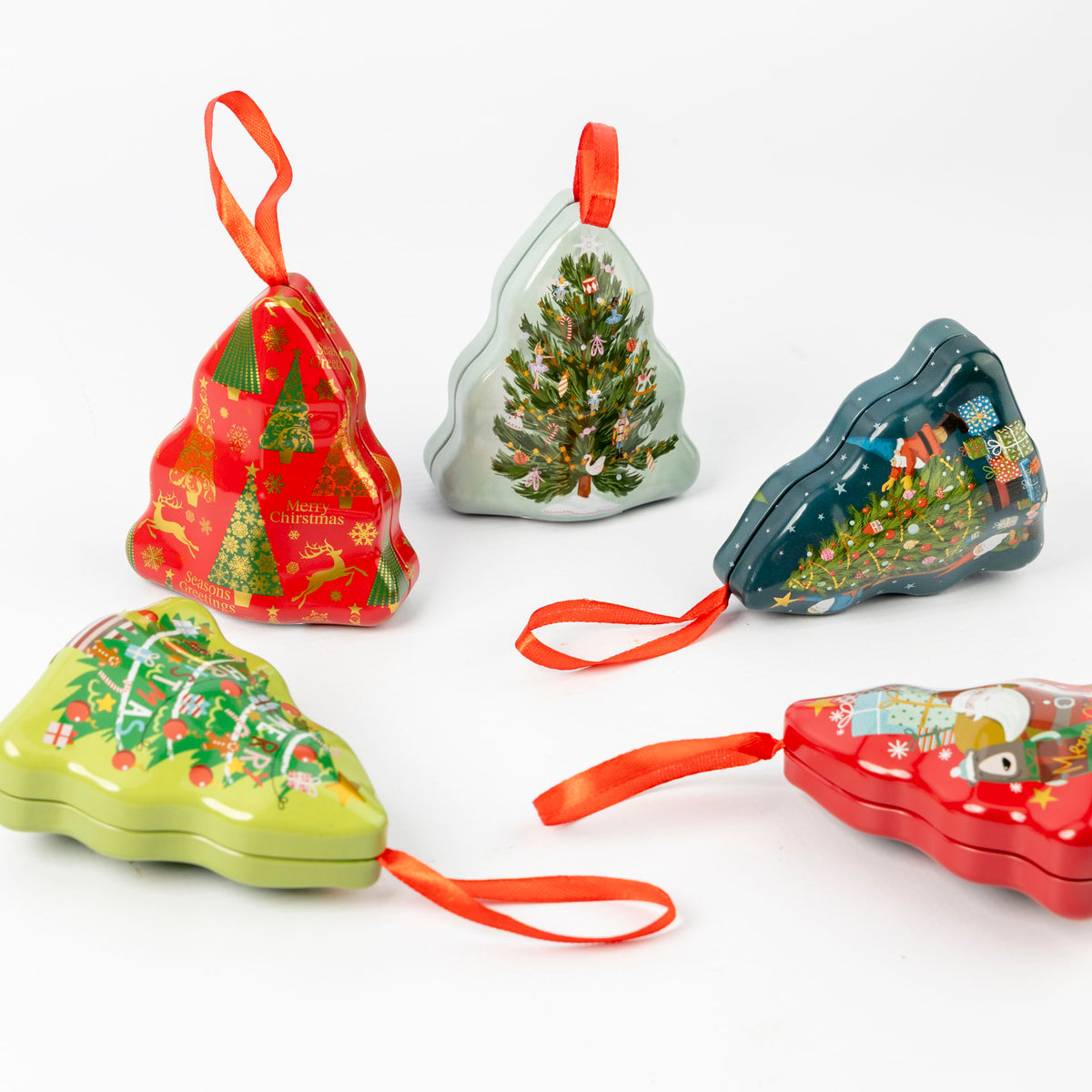 Christmas Tree Storage Tins (assorted)