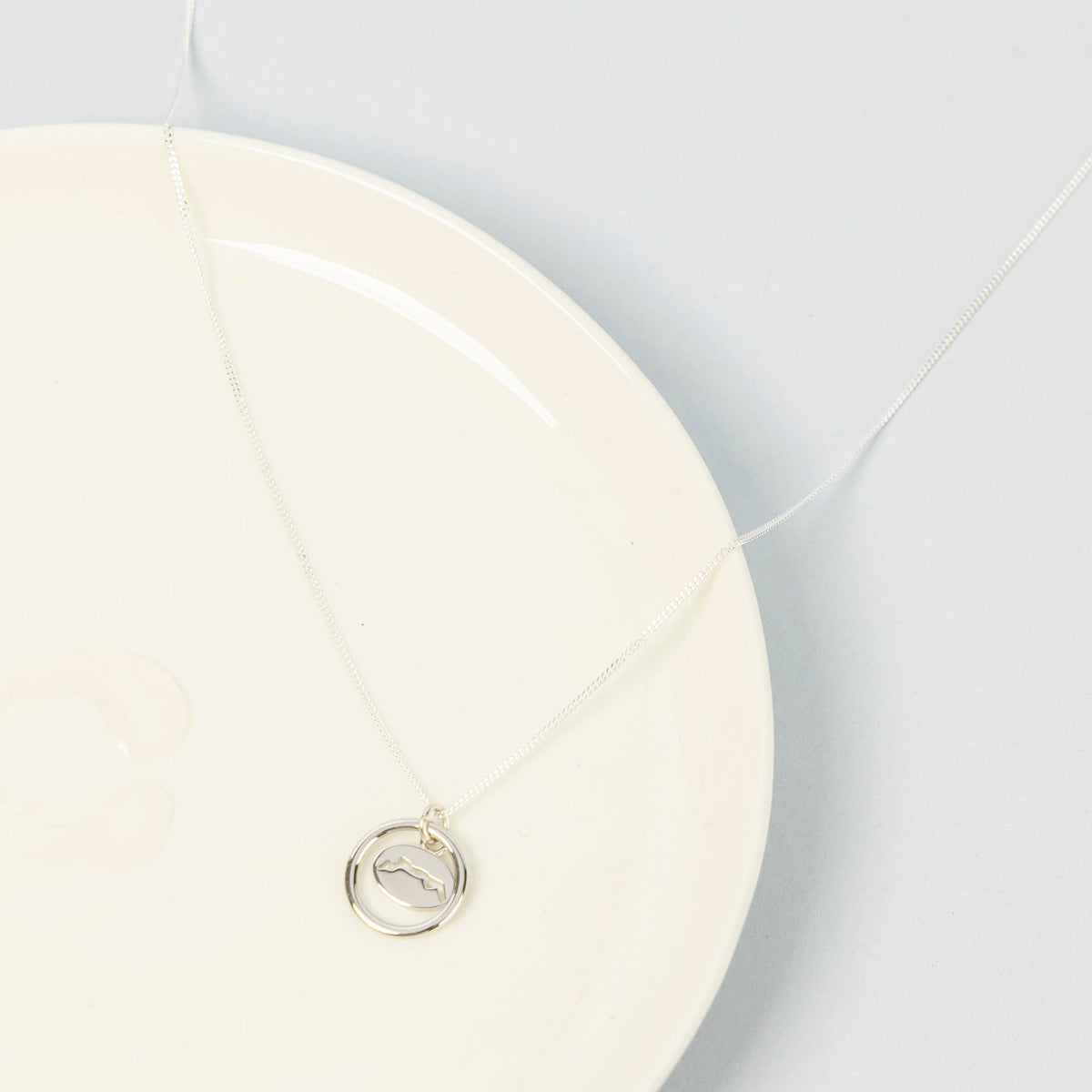 Sterling Silver Table Mountain Necklace (Sterling Silver or Gold-Dipped)
