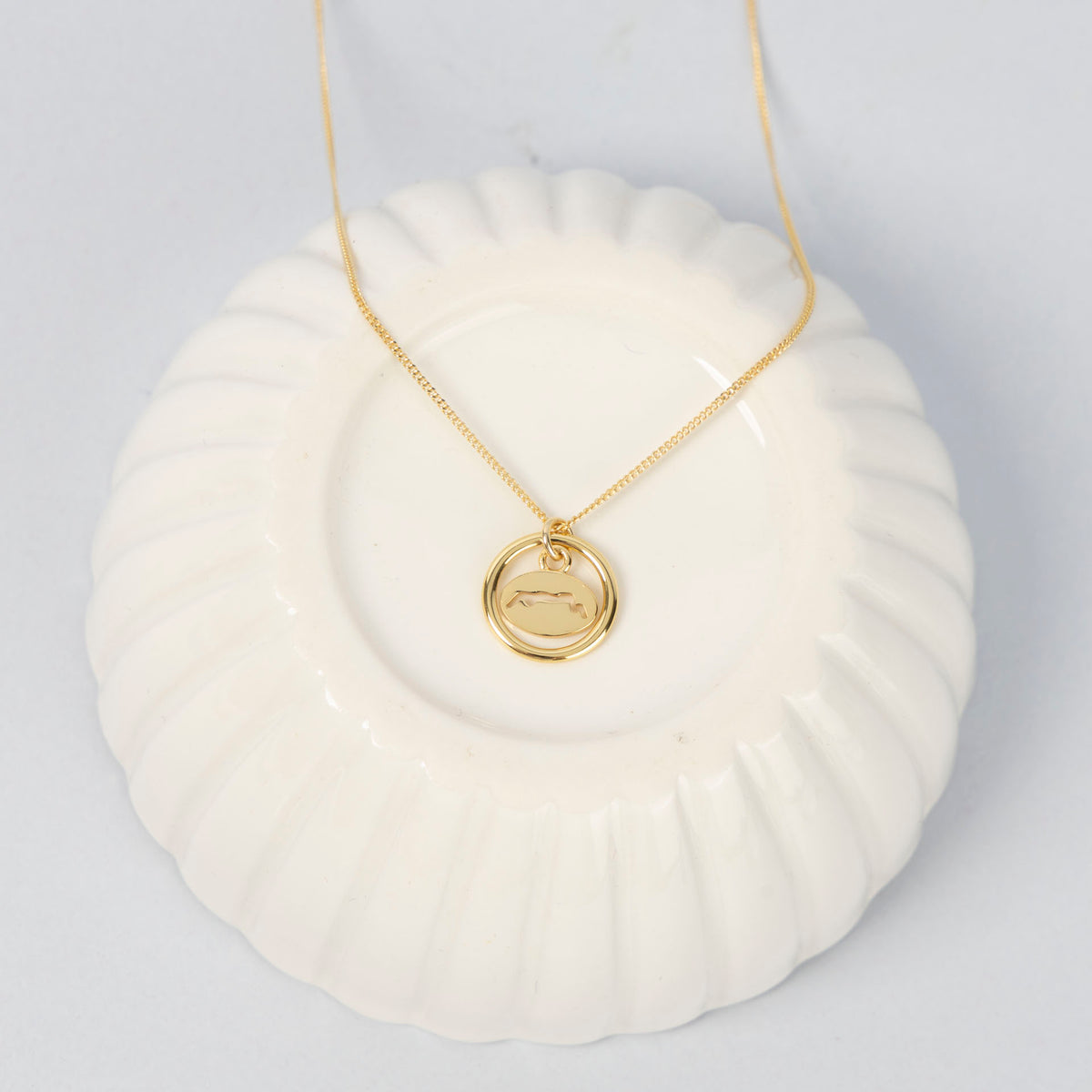 Sterling Silver Table Mountain Necklace (Sterling Silver or Gold-Dipped)