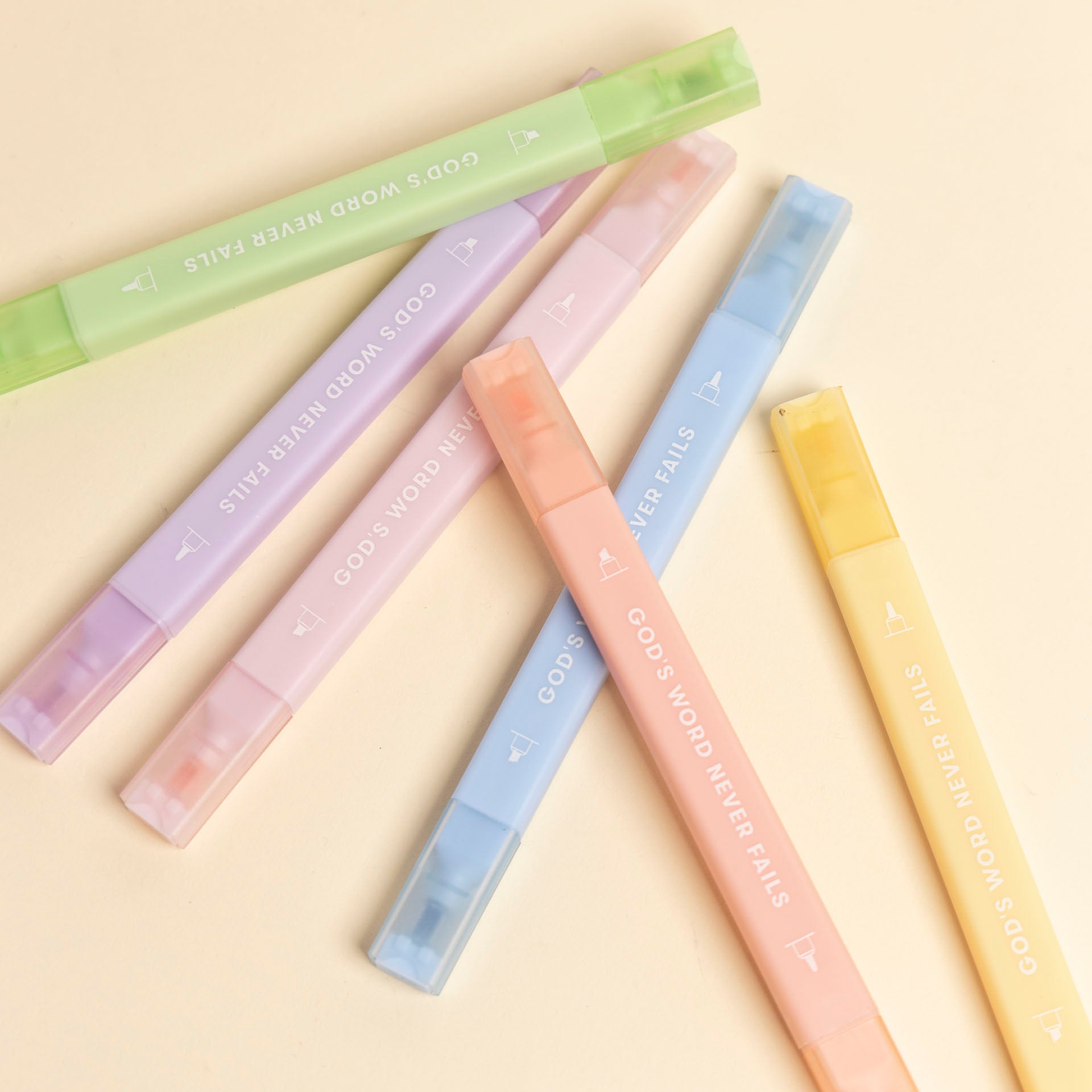 Scripture & Verse Dual-Tipped Highlighters (Set of 6)