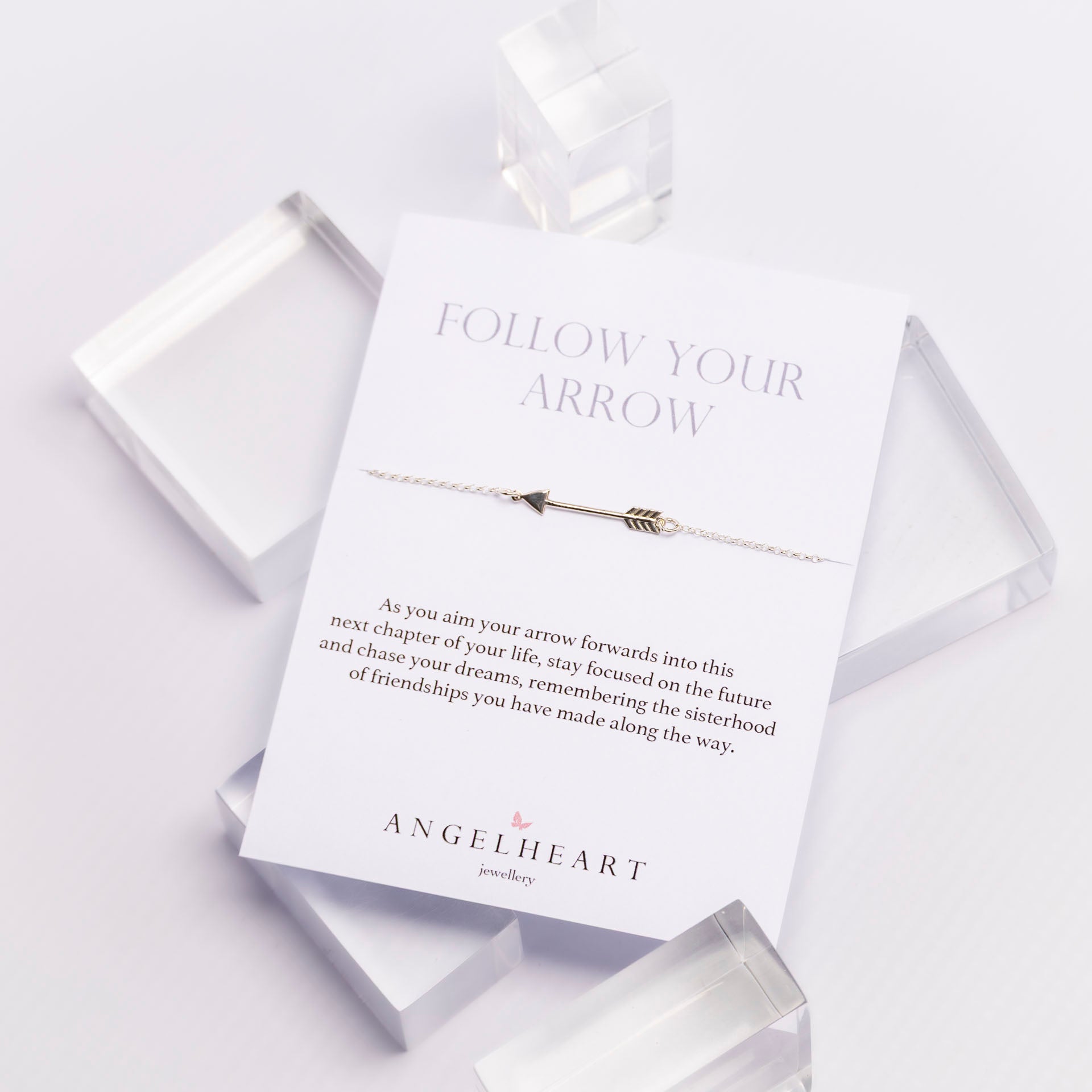 "Follow Your Arrow" Sterling Silver Bracelet