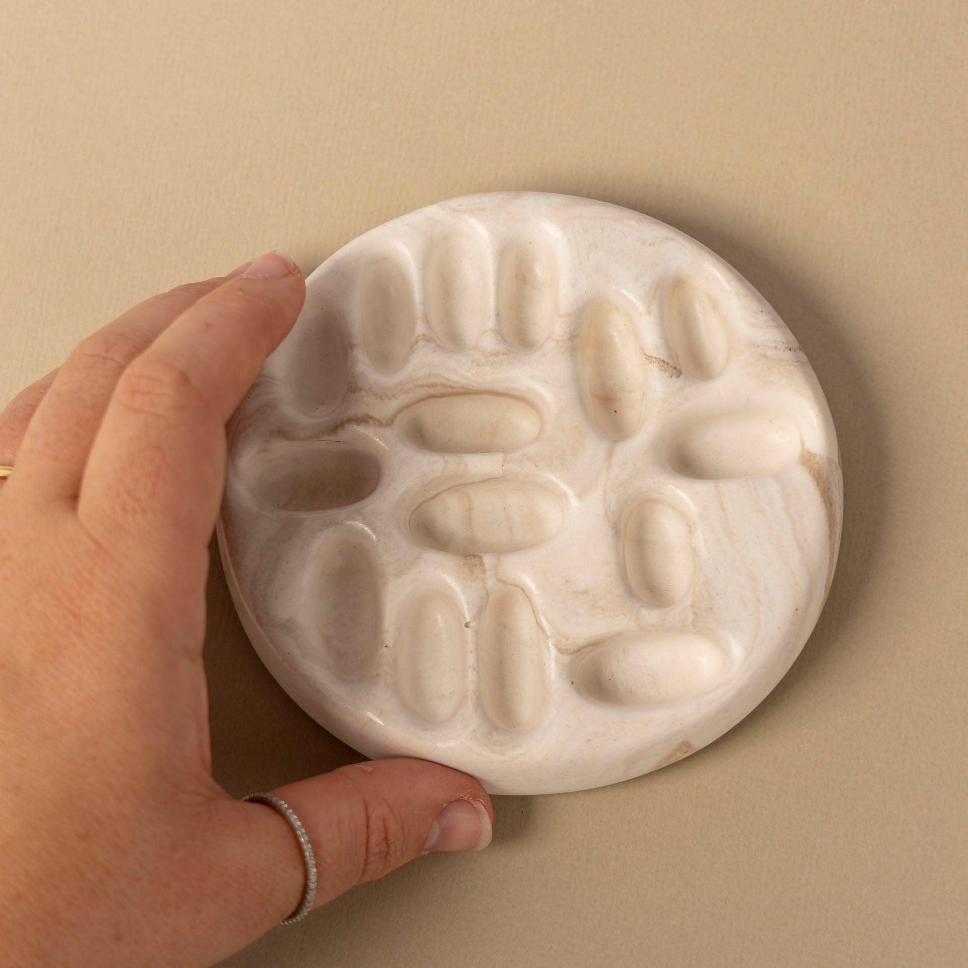 Marbled Resin Ring Tray