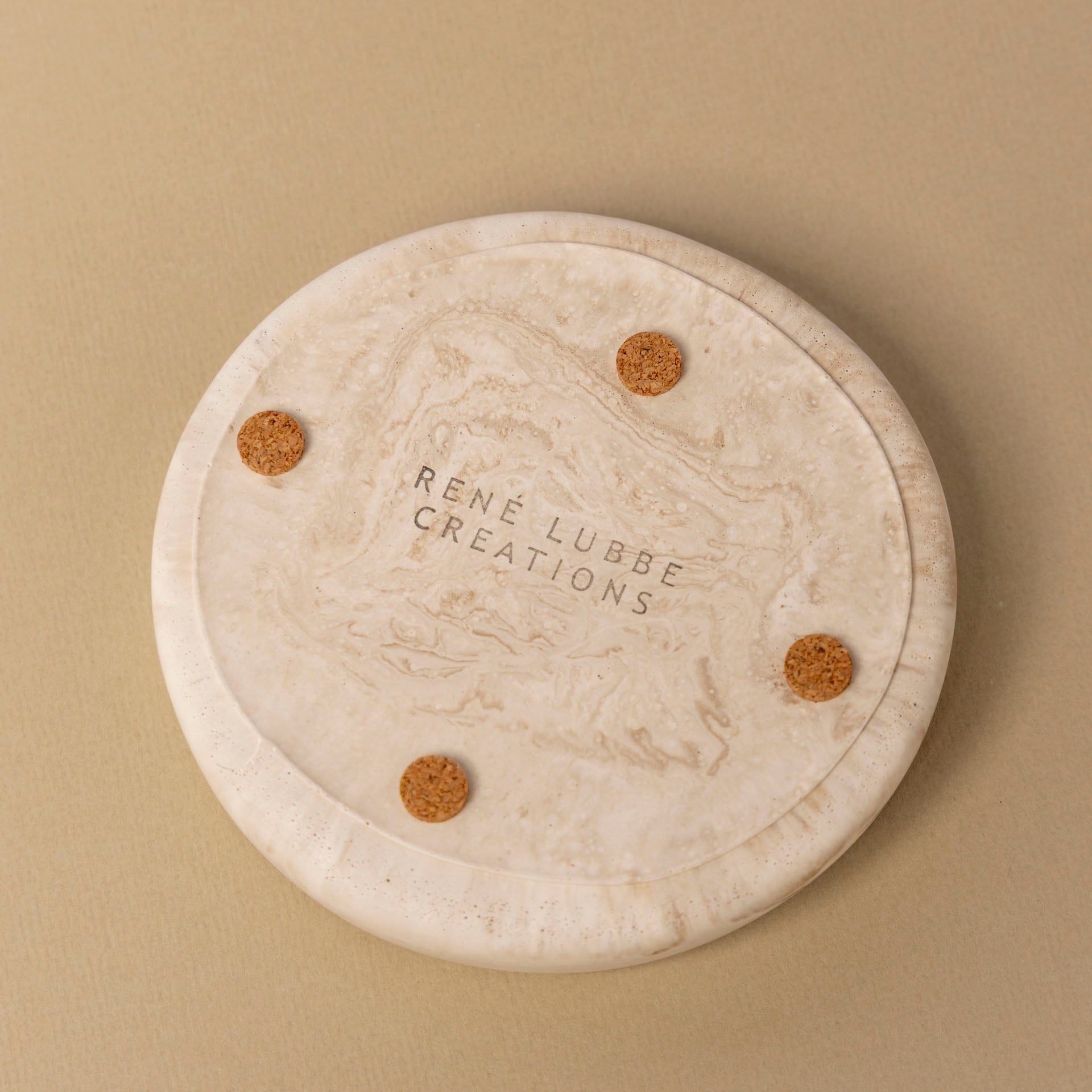 Marbled Resin Ring Tray