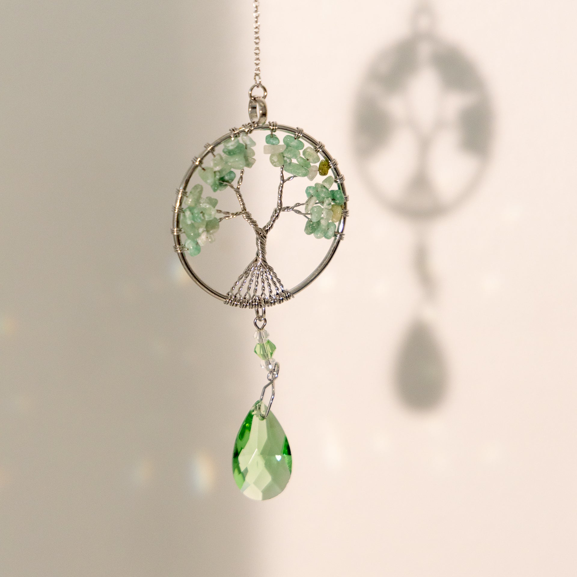 Tree of Life Gemstone Suncatchers