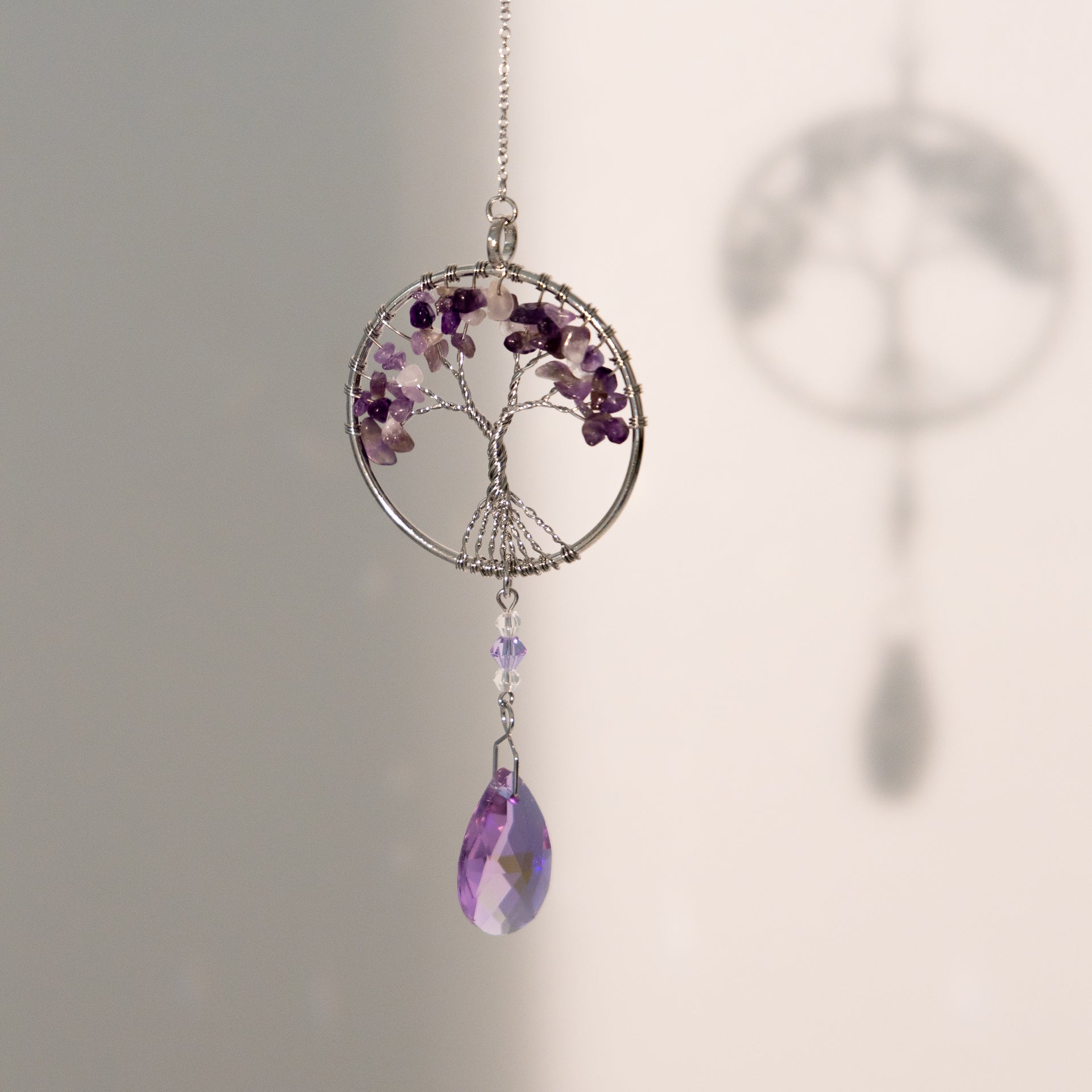 Tree of Life Gemstone Suncatchers