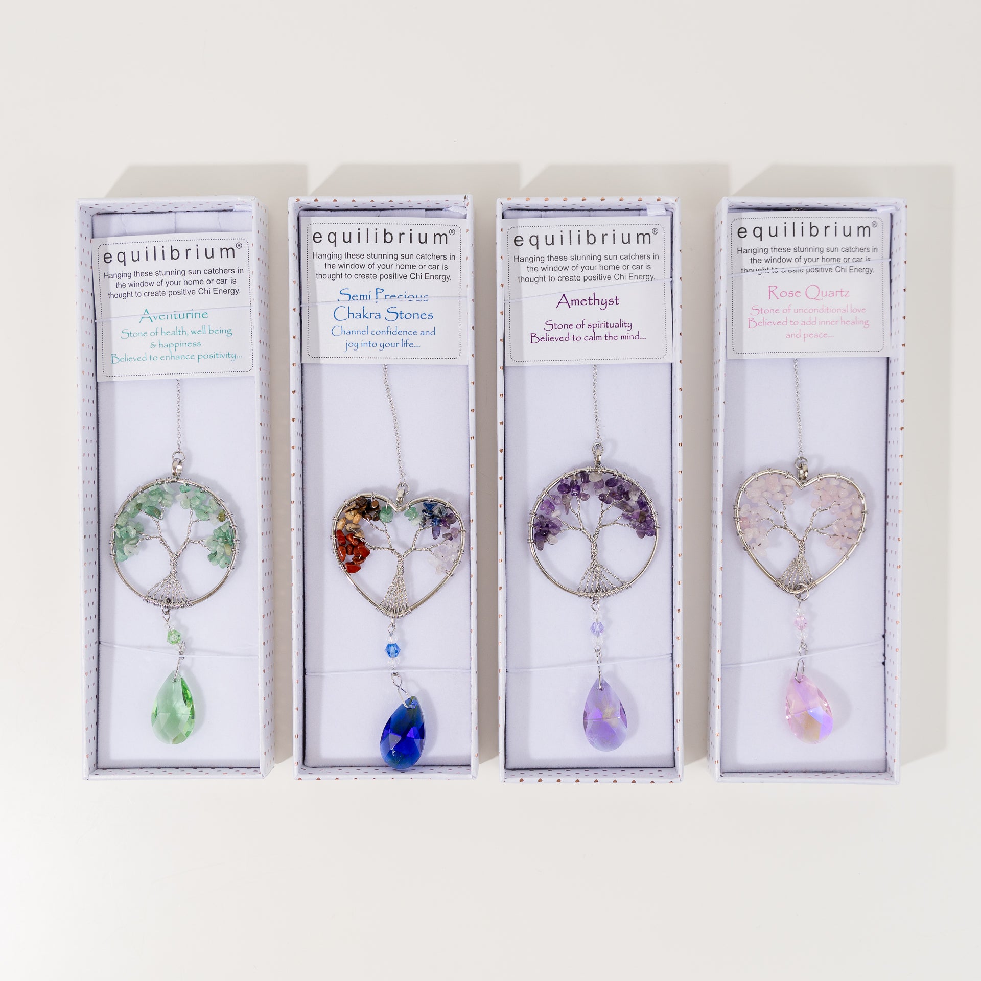 Tree of Life Gemstone Suncatchers