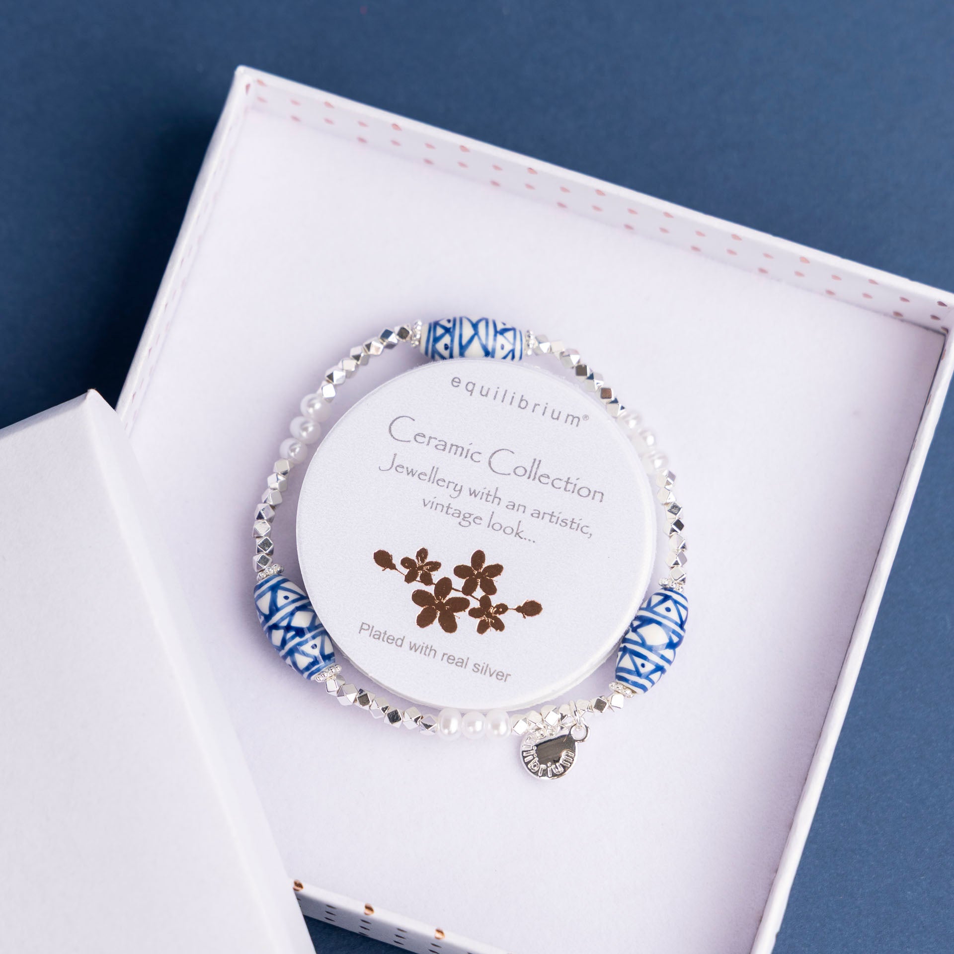 Aztec Ceramic Bead Bracelet