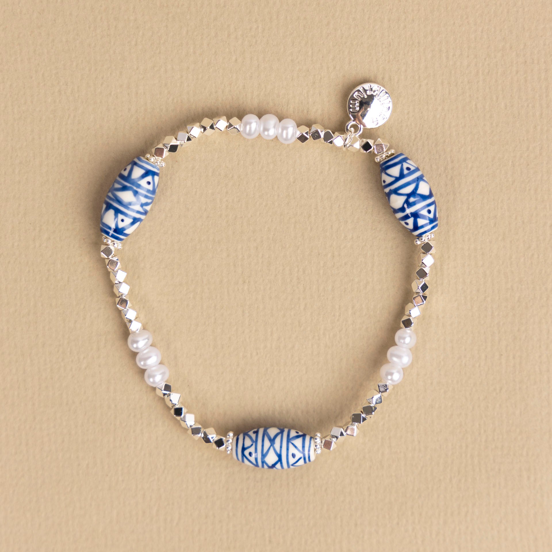 Aztec Ceramic Bead Bracelet