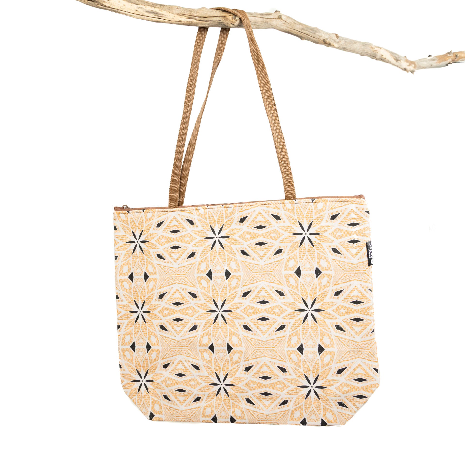 Shwe Square Zip-Up Tote Bag