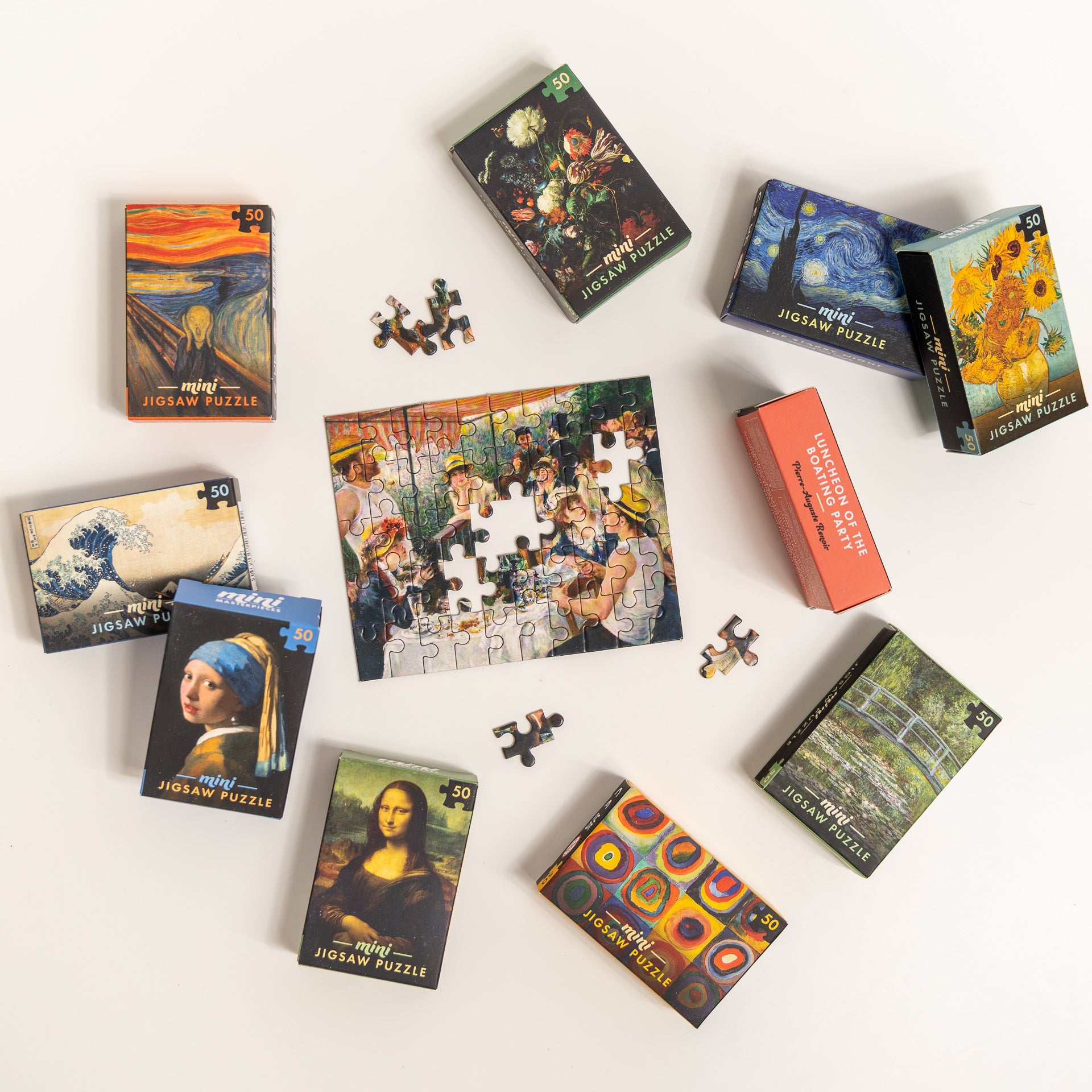 "Mini Masterpieces" Artwork Jigsaw Puzzles