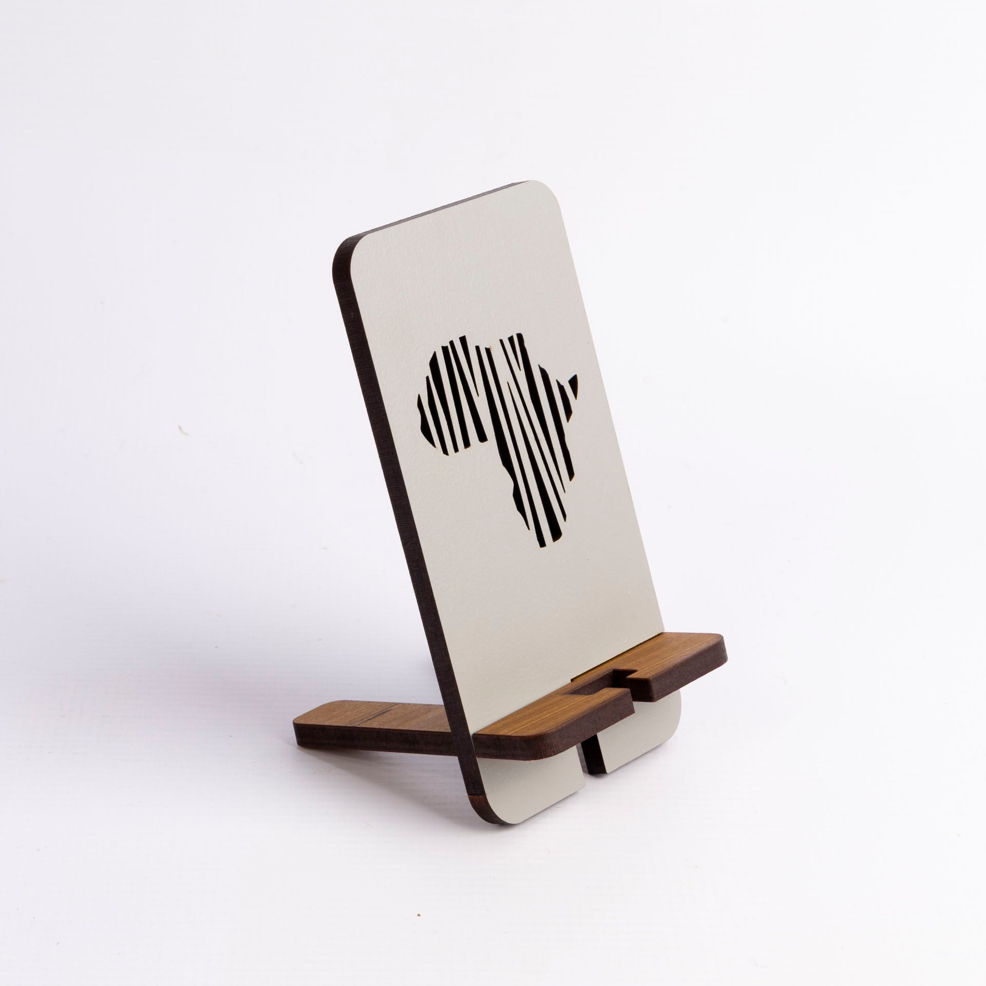 Africa Cut-Out Phone Stand