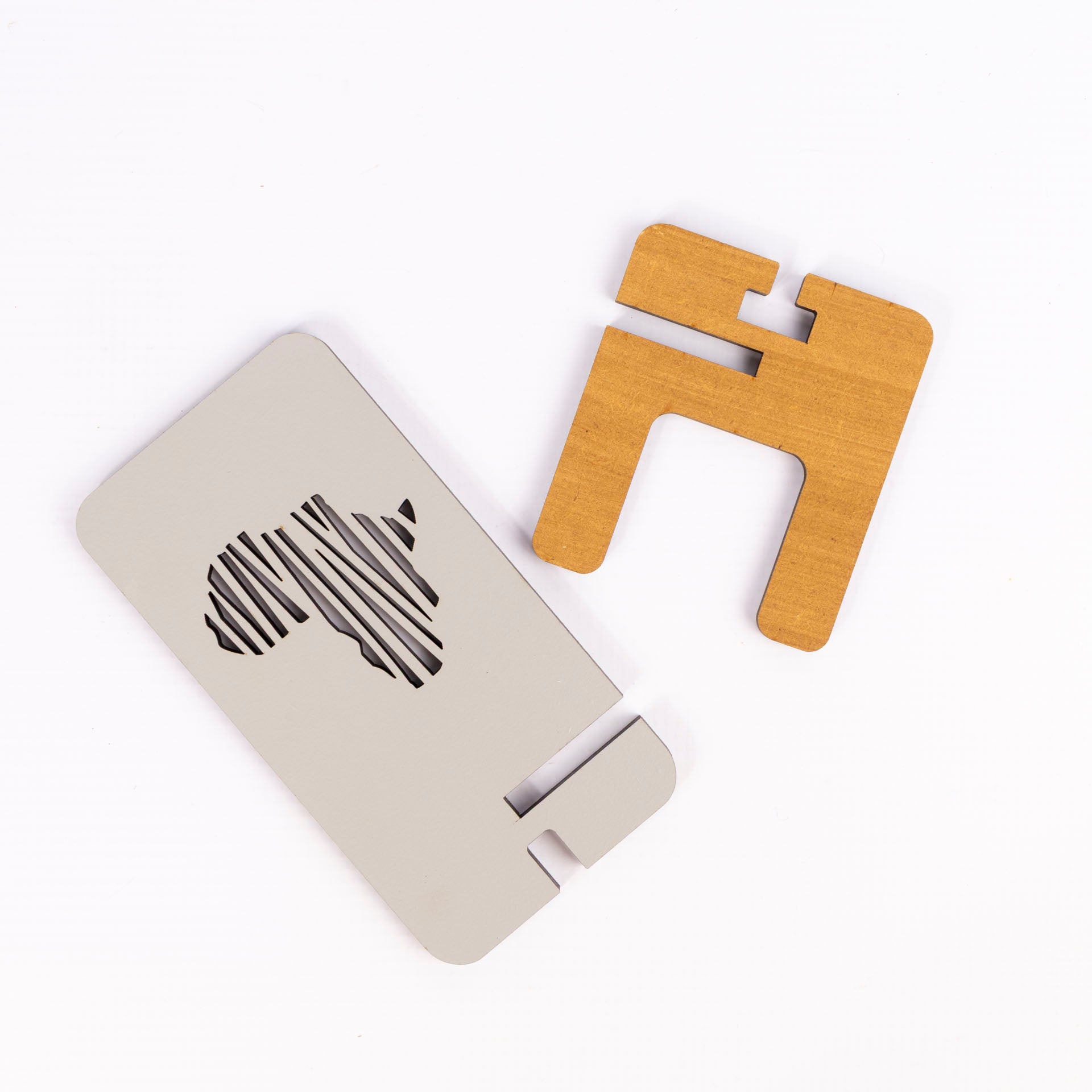 Africa Cut-Out Phone Stand