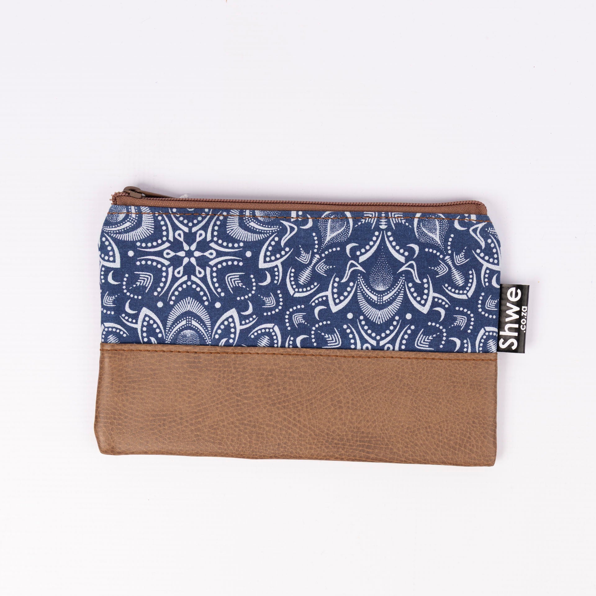 Shwe Leather-Look Clutch Bag