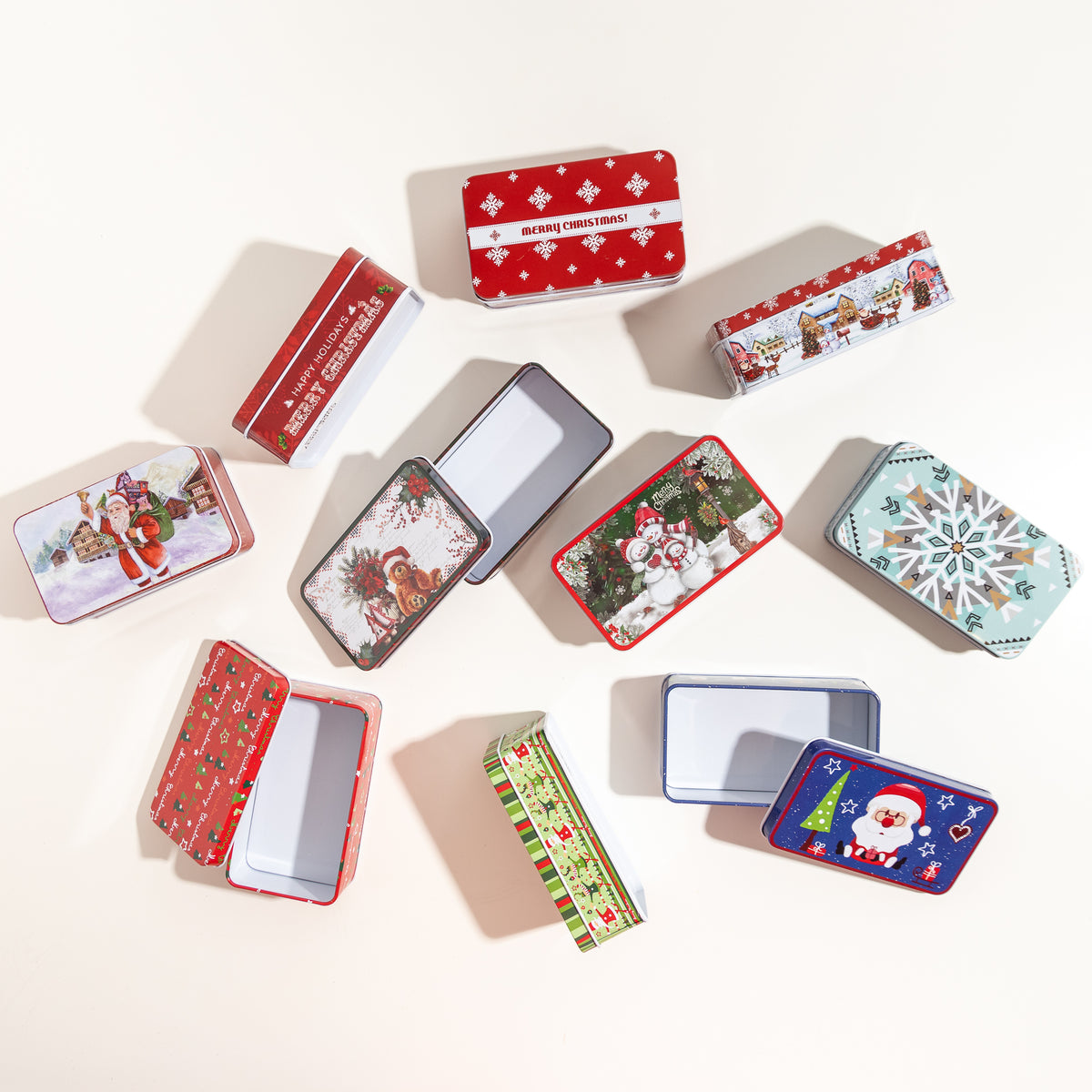 Mini Christmas Storage Tins