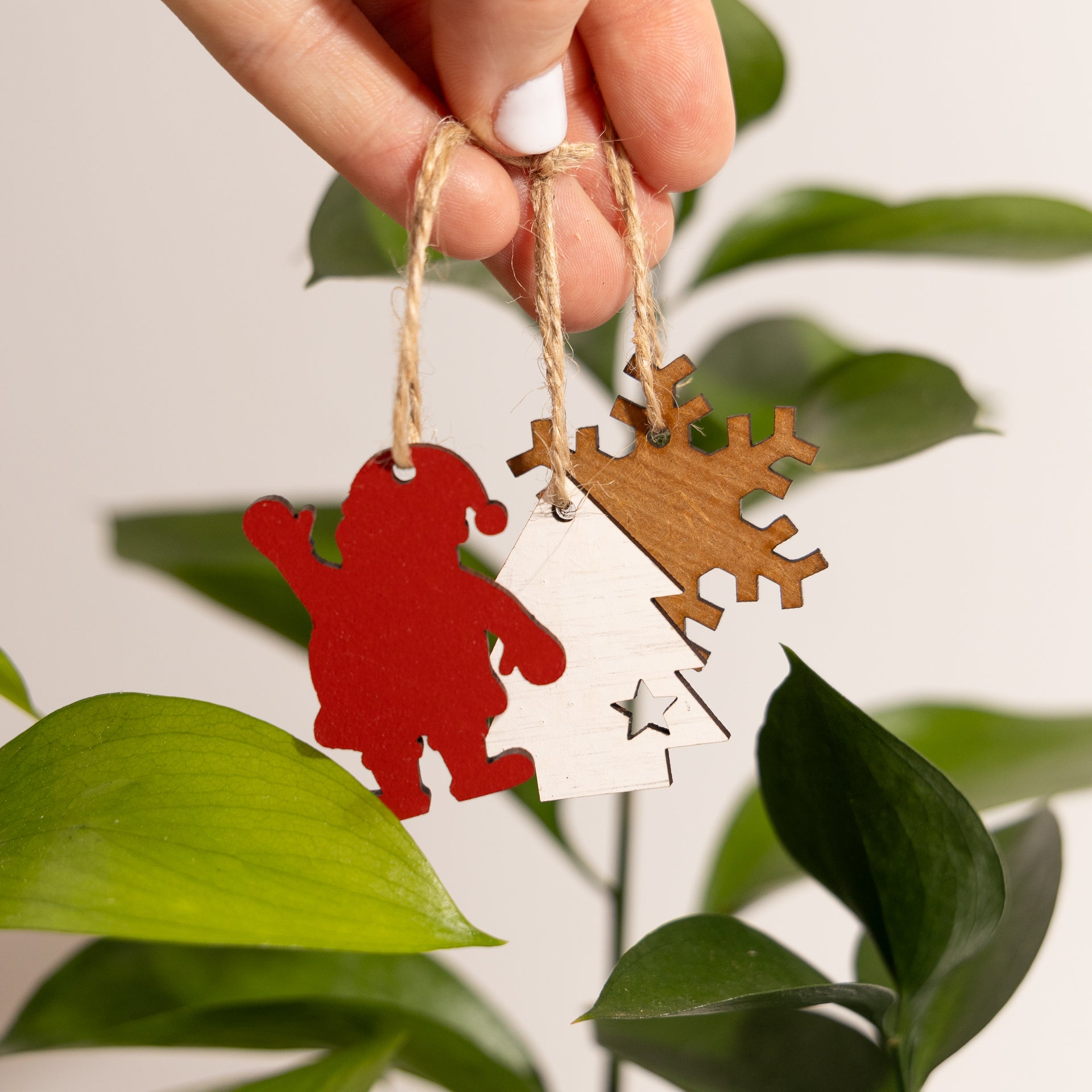 Christmas Pot Plant Ornaments