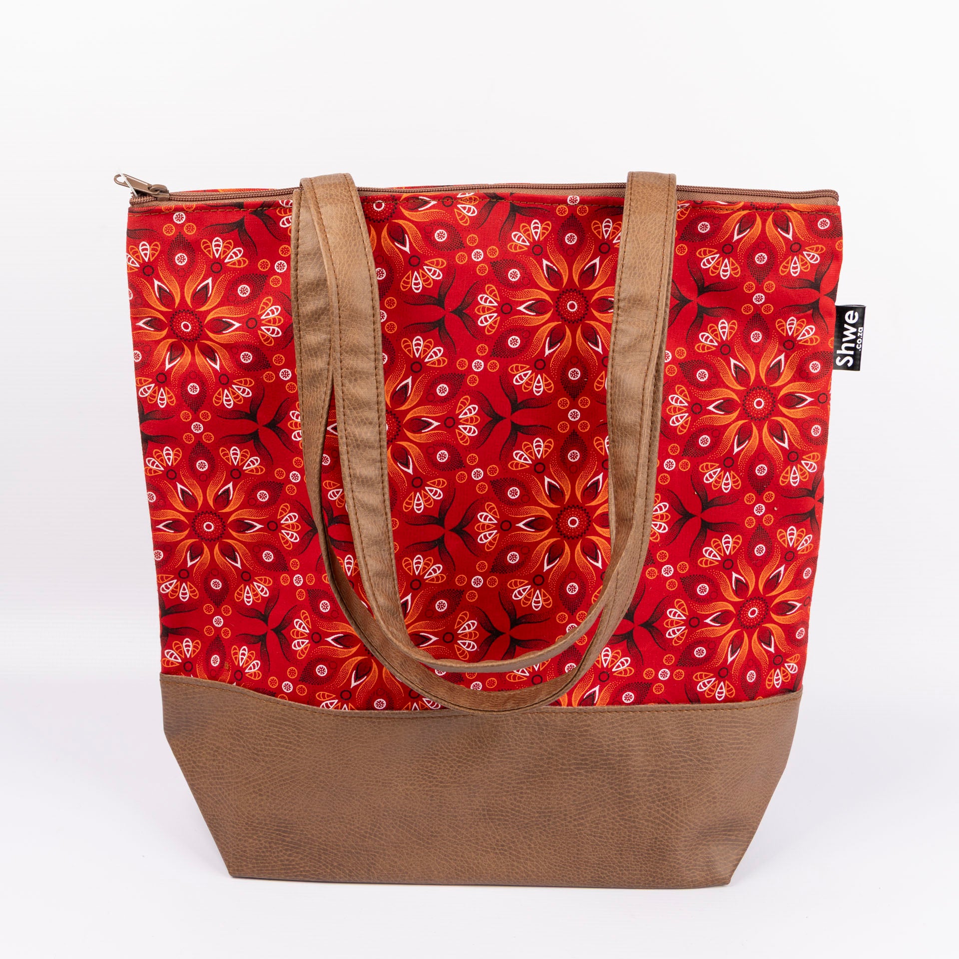 Shwe Leather-Look Tote Bag